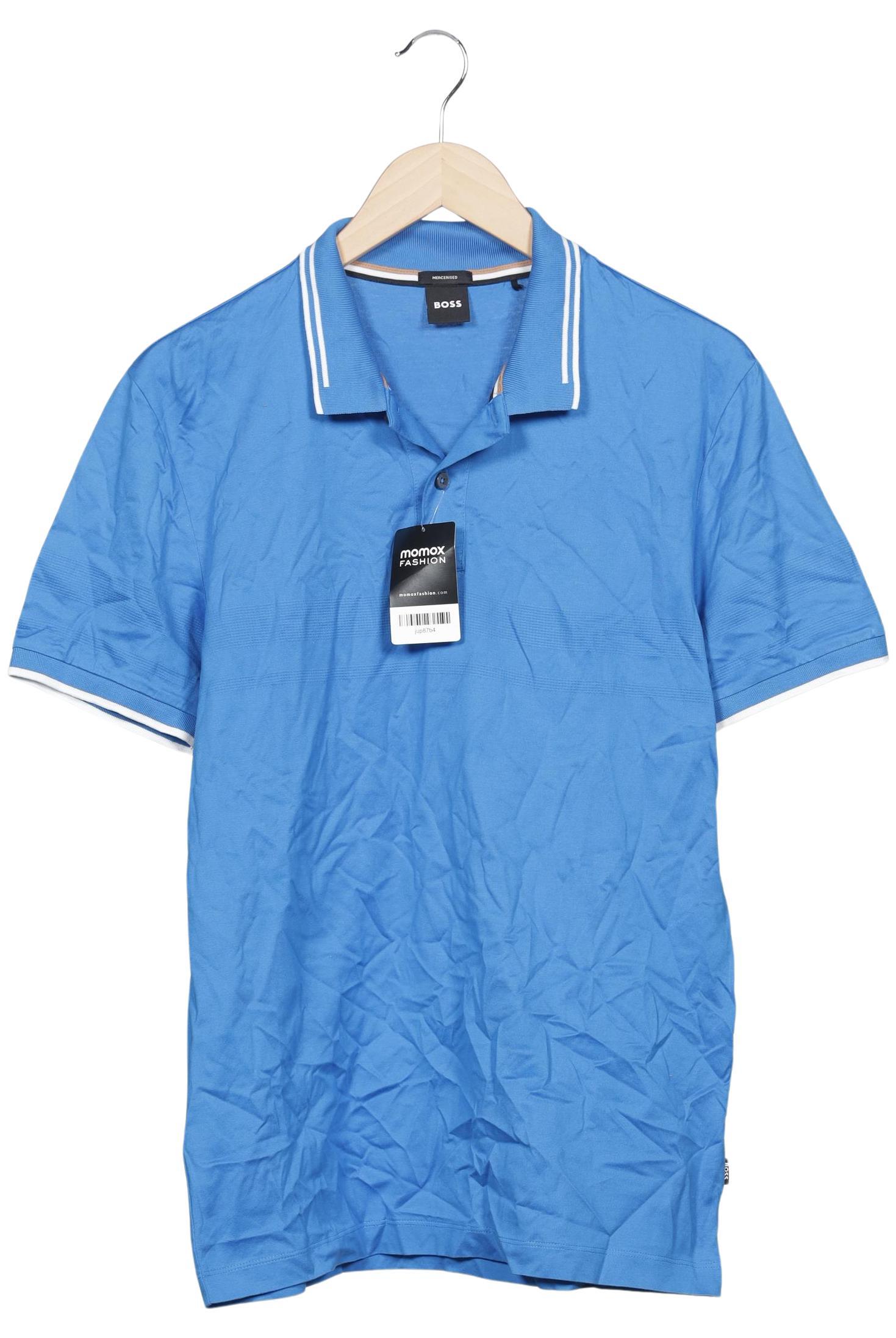

Boss by Hugo Boss Herren Poloshirt, blau, Gr. 48