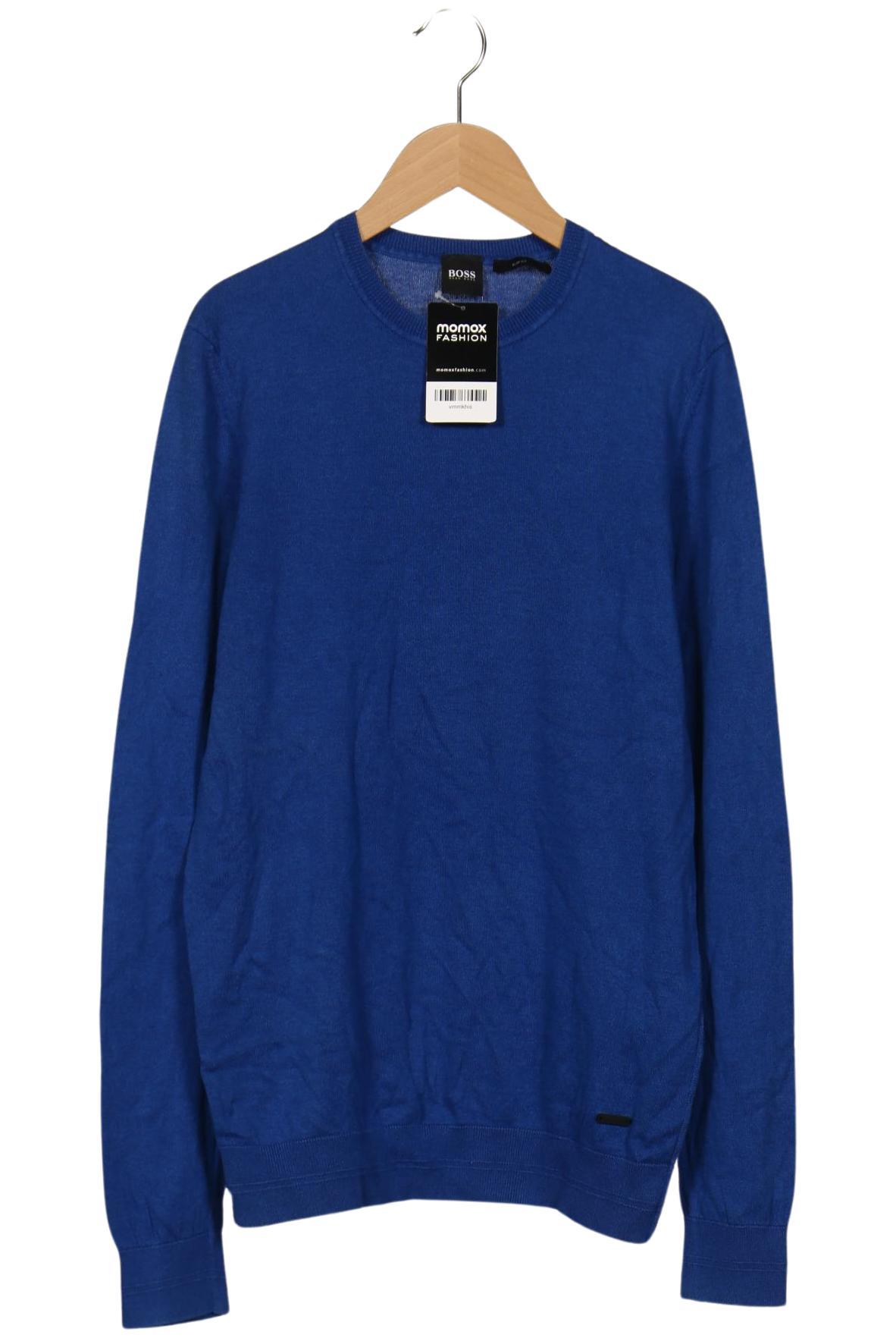 

Boss by Hugo Boss Herren Pullover, blau, Gr. 48