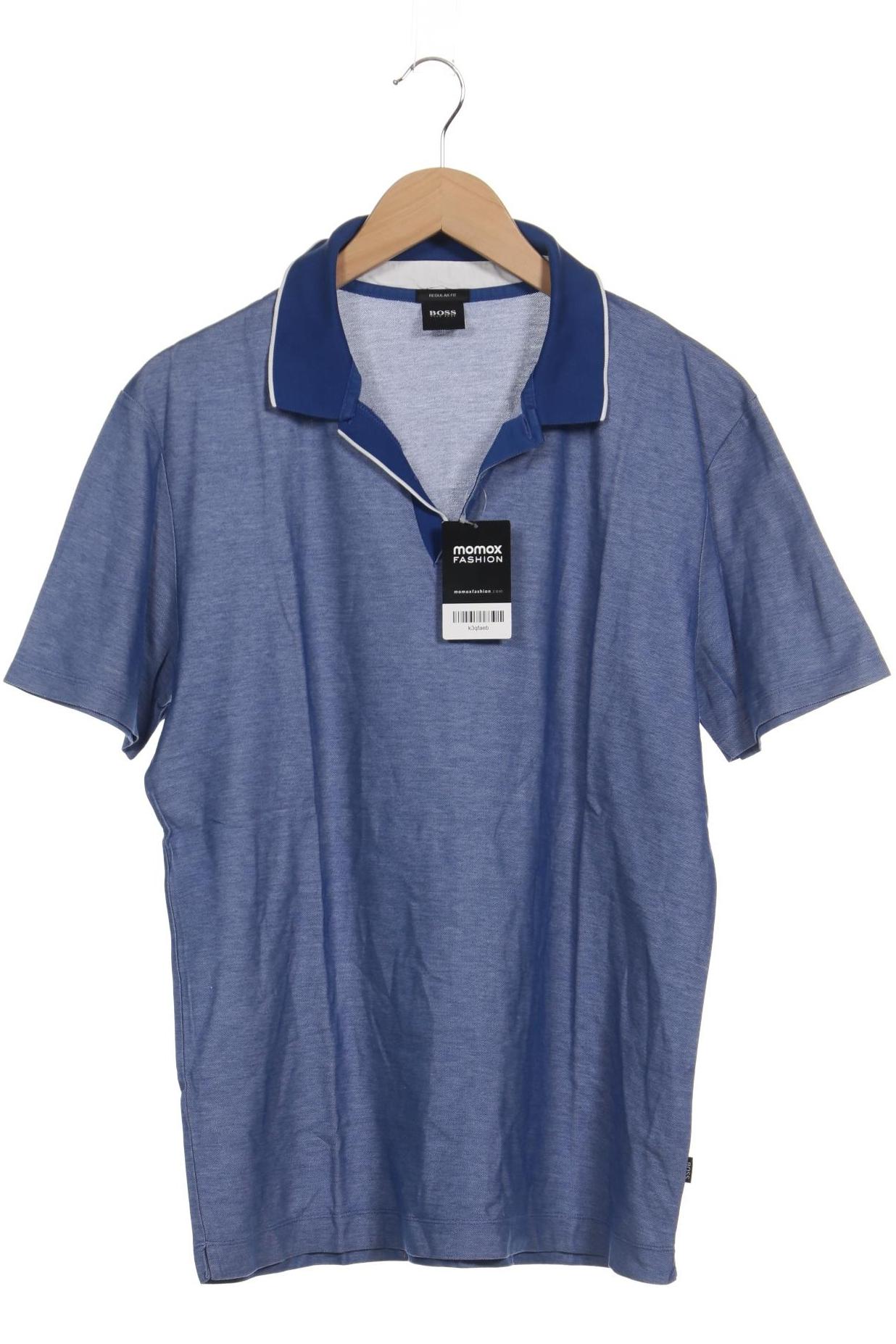 

Boss by Hugo Boss Herren Poloshirt, blau, Gr. 52