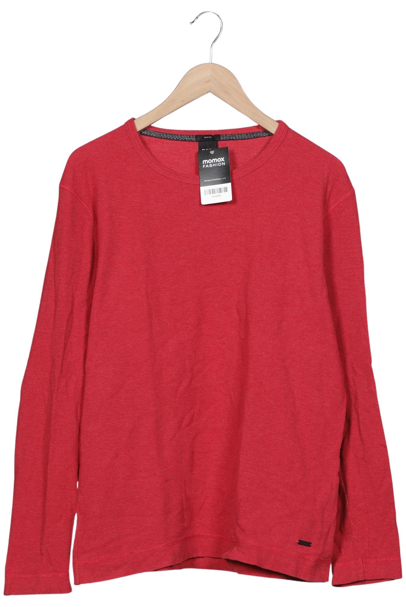 

Boss by Hugo Boss Herren Langarmshirt, rot, Gr. 56