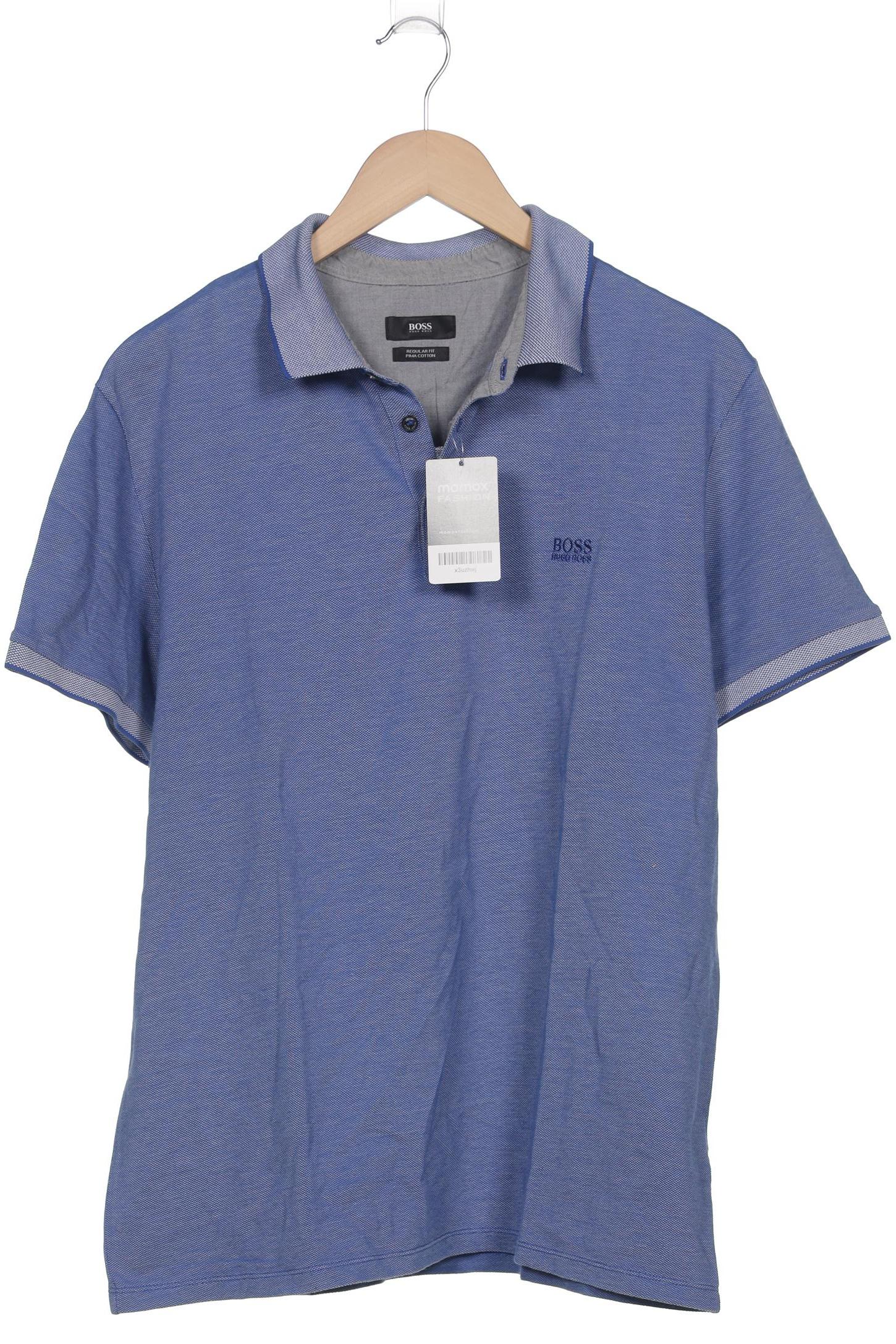 

Boss by Hugo Boss Herren Poloshirt, blau, Gr. 56