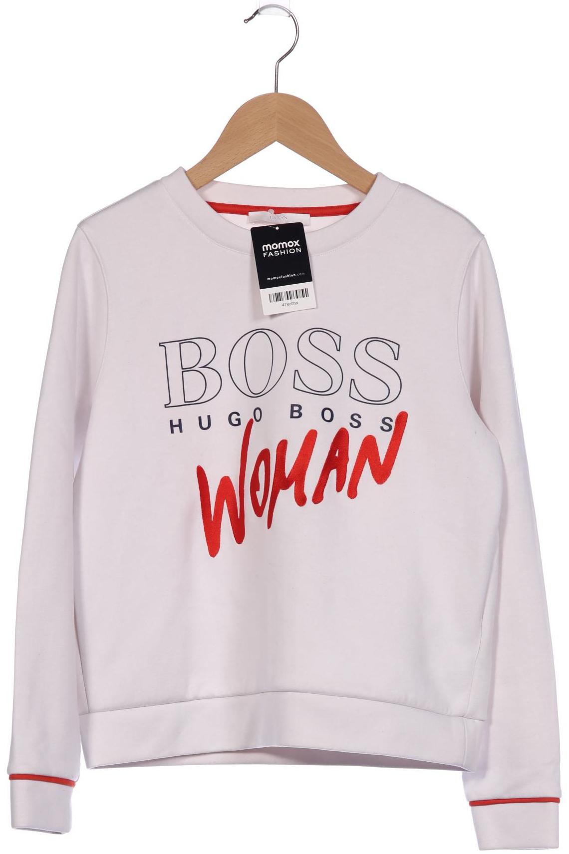 

Boss by Hugo Boss Damen Sweatshirt, weiß, Gr. 34