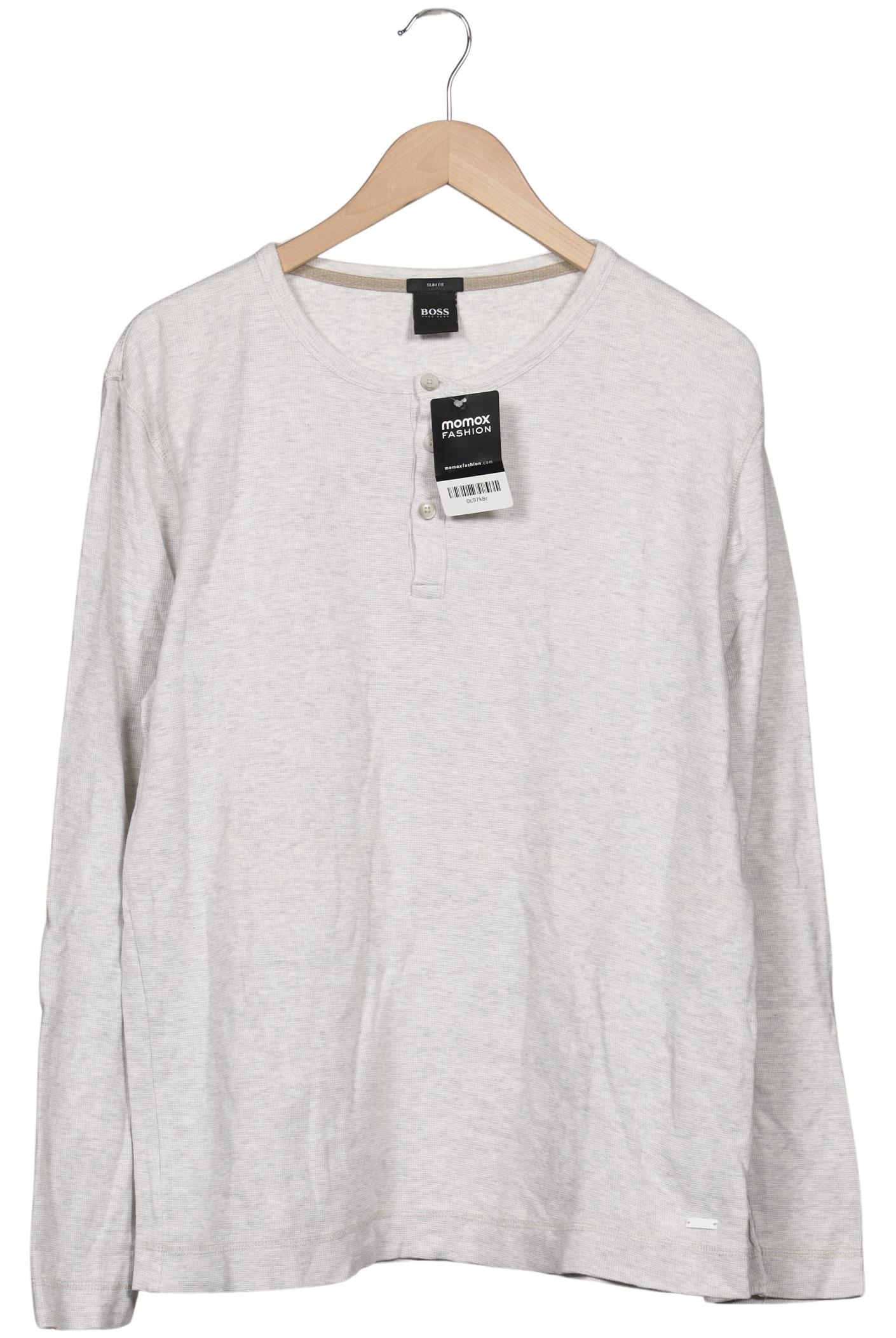 

Boss by Hugo Boss Herren Langarmshirt, grau, Gr. 54