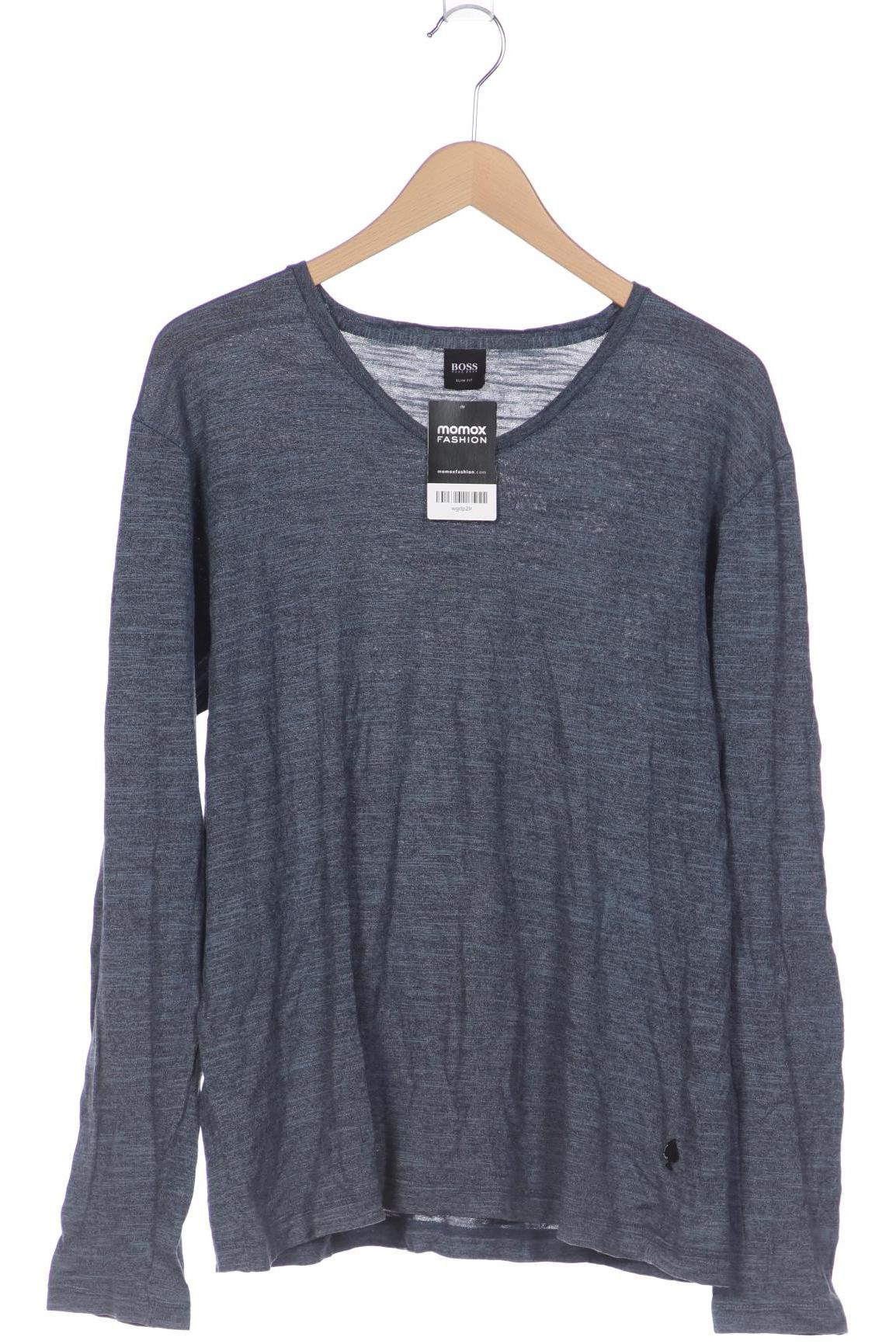 

Boss by Hugo Boss Herren Langarmshirt, blau, Gr. 54