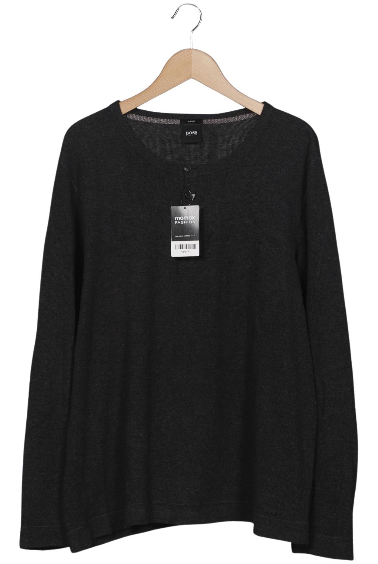 

Boss by Hugo Boss Herren Langarmshirt, grau, Gr. 54