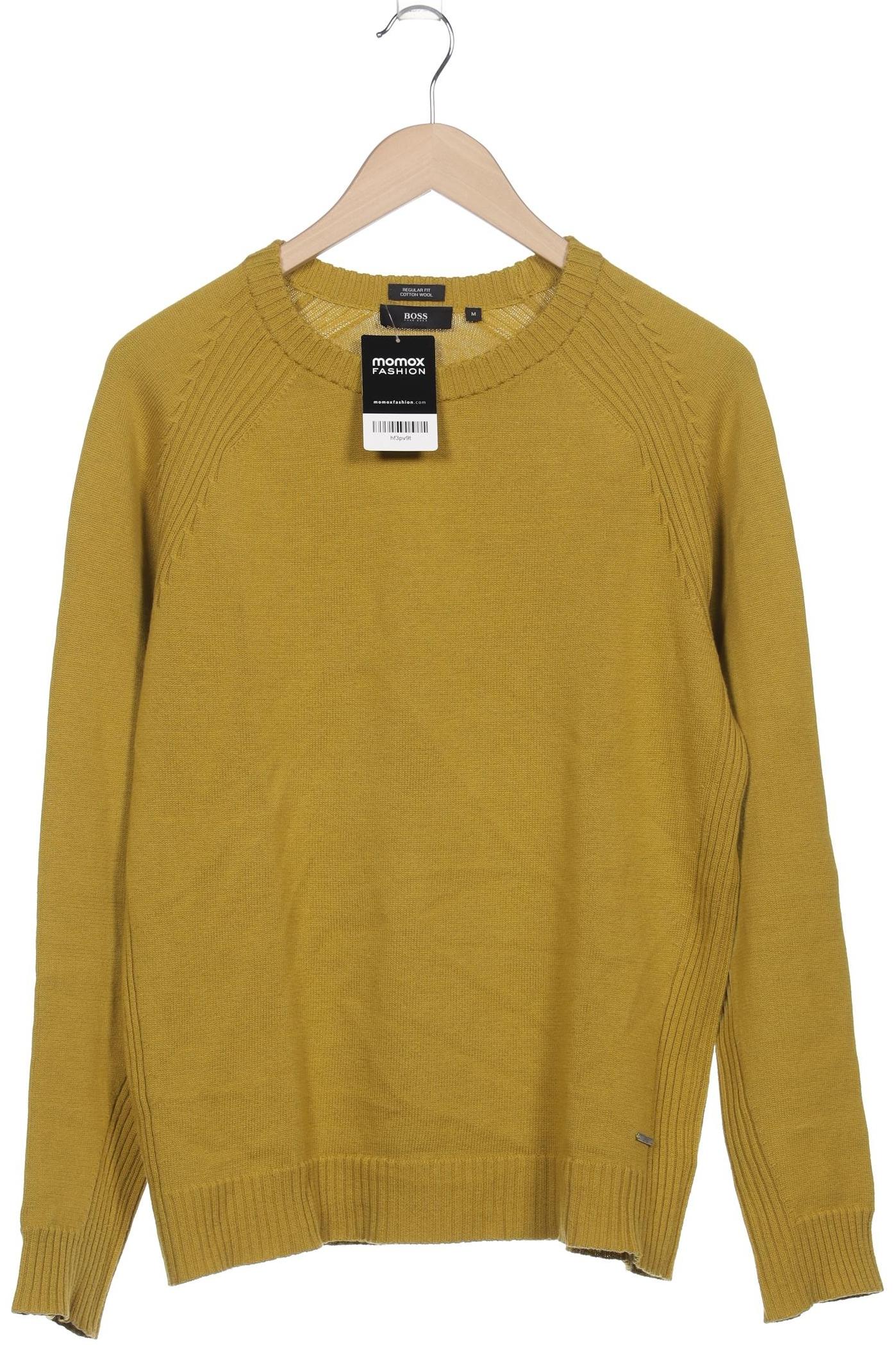 

Boss by Hugo Boss Herren Pullover, gelb, Gr. 48