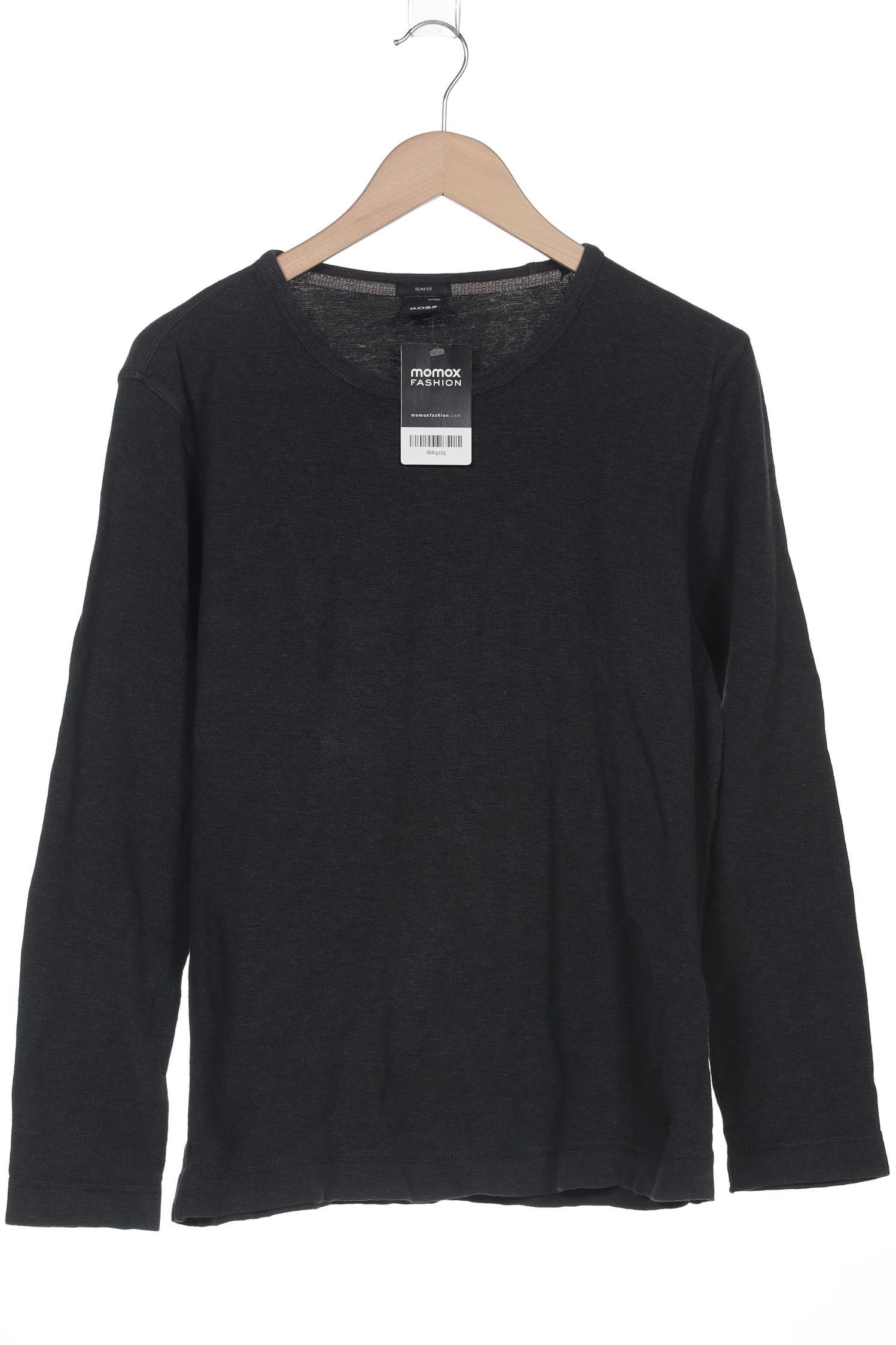 

Boss by Hugo Boss Herren Langarmshirt, schwarz, Gr. 52