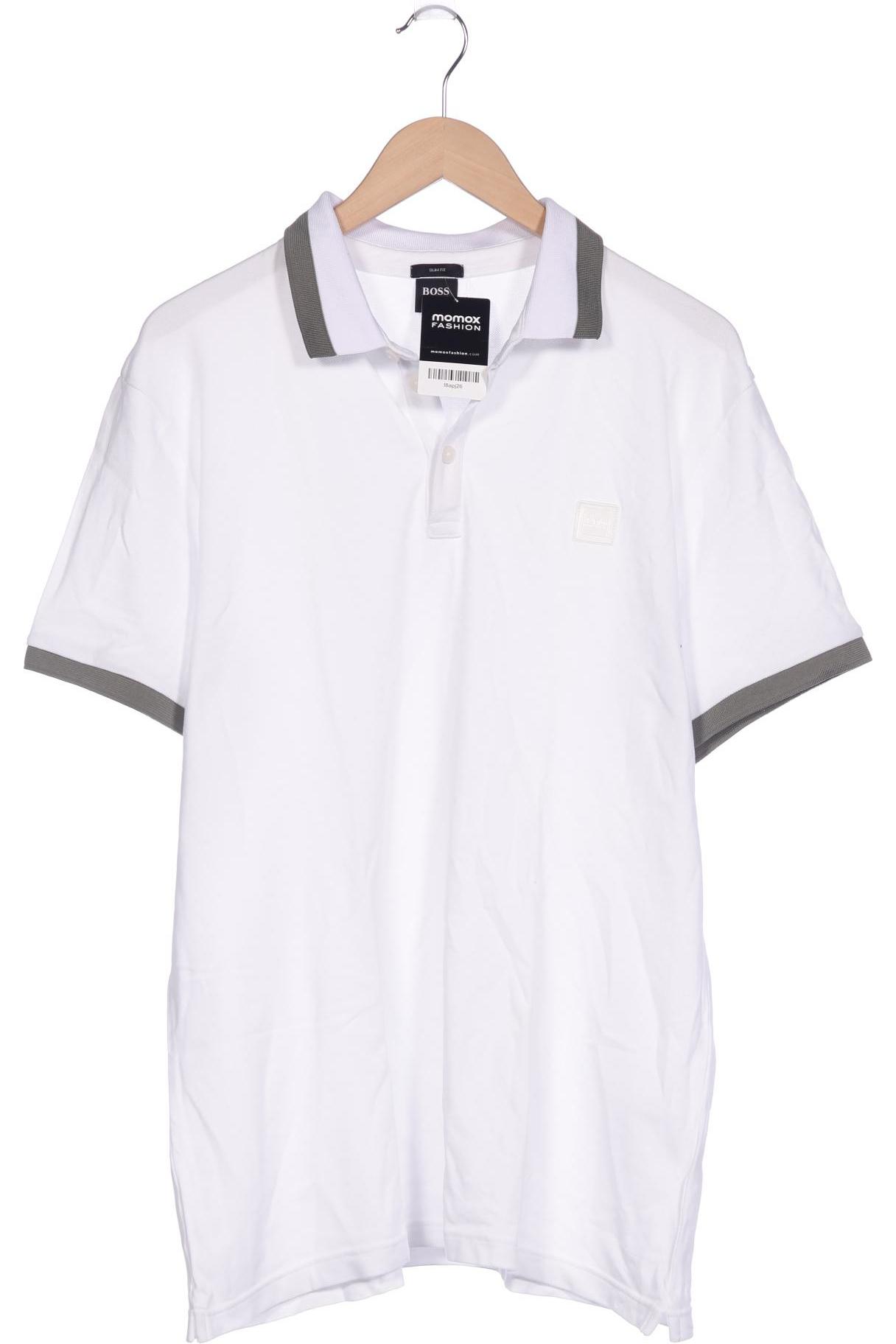 

Boss by Hugo Boss Herren Poloshirt, weiß, Gr. 56