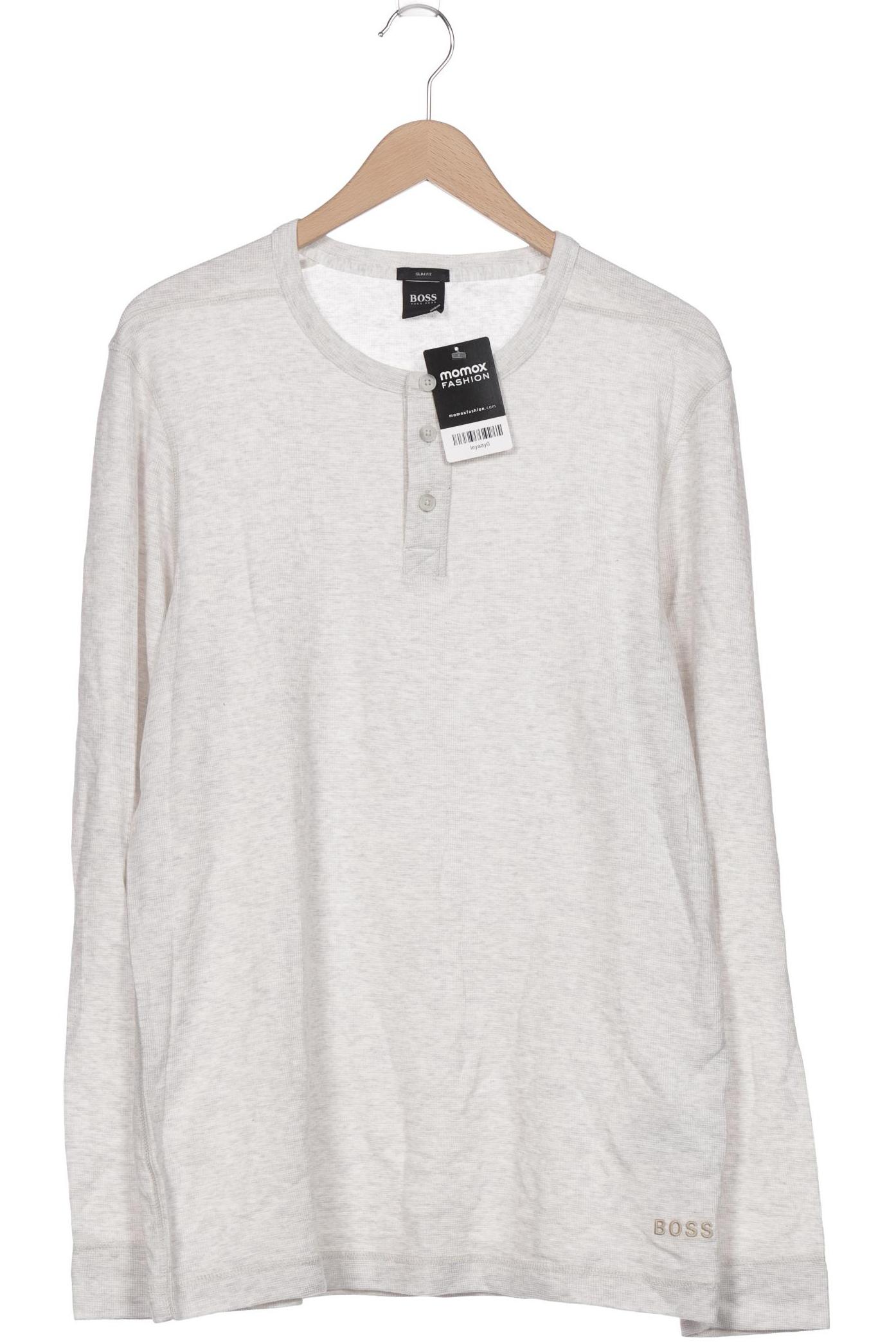 

BOSS by Hugo Boss Herren Langarmshirt, grau