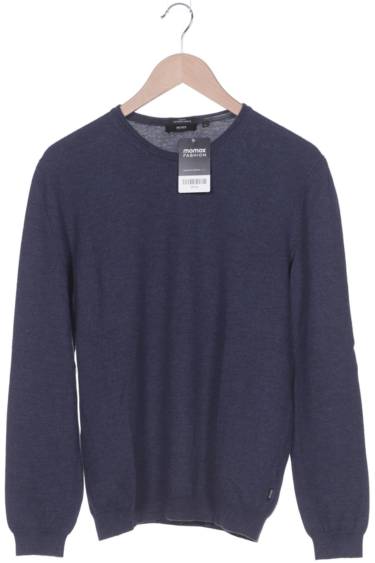 

Boss by Hugo Boss Herren Pullover, blau, Gr. 52