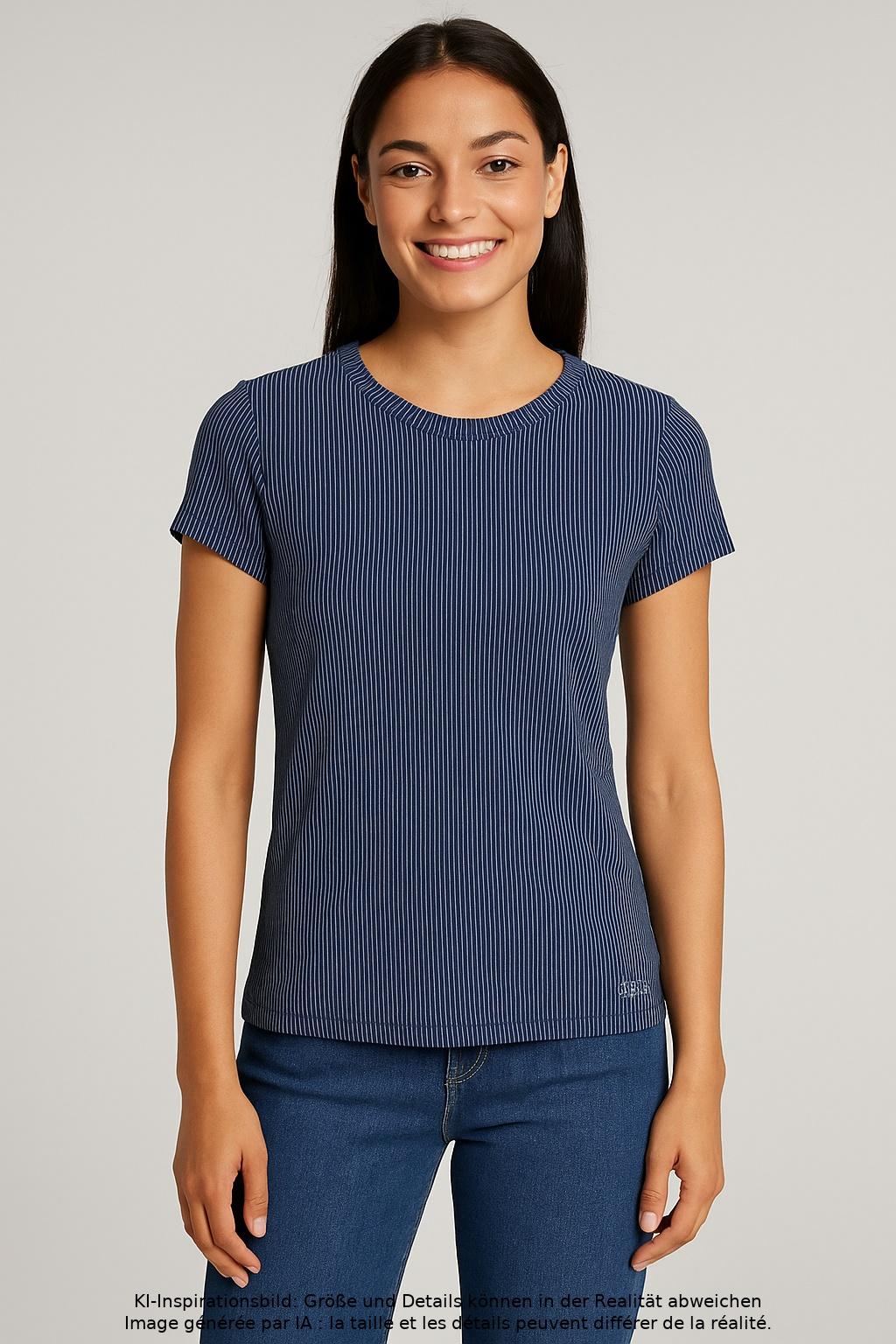 

Boss by Hugo Boss Damen T-Shirt, marineblau, Gr. 36