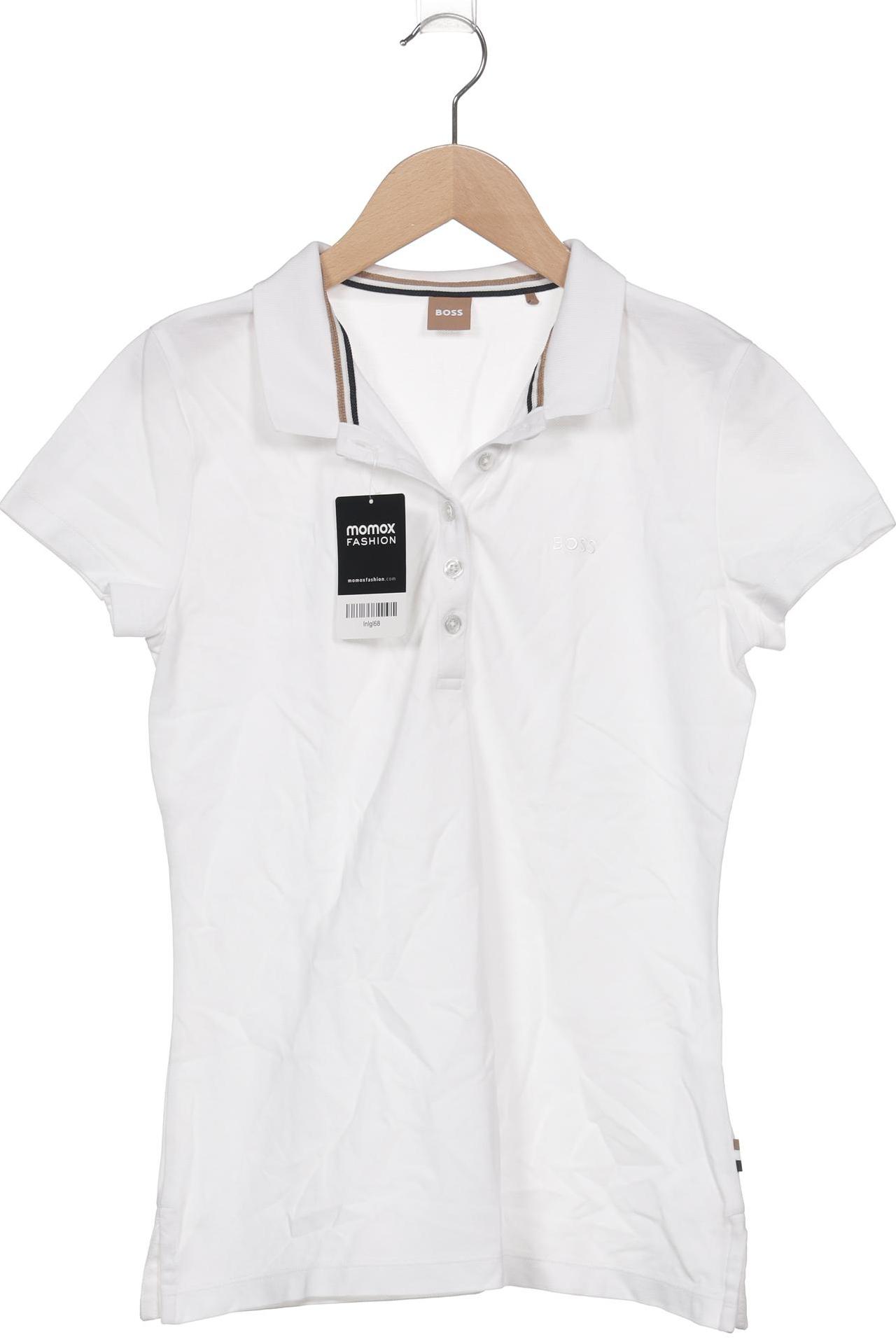

Boss by Hugo Boss Damen Poloshirt, weiß, Gr. 36