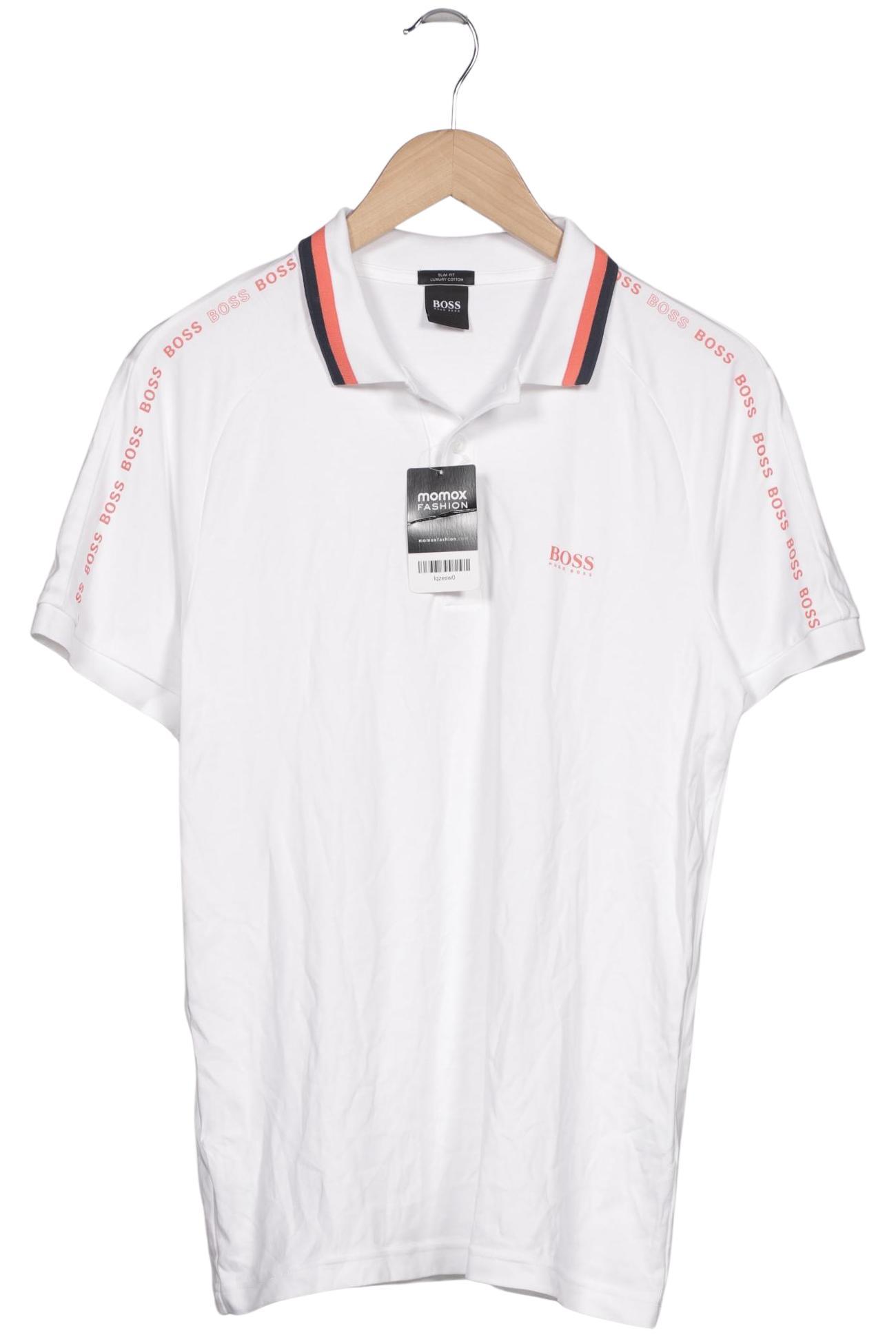 

Boss by Hugo Boss Herren Poloshirt, weiß, Gr. 48