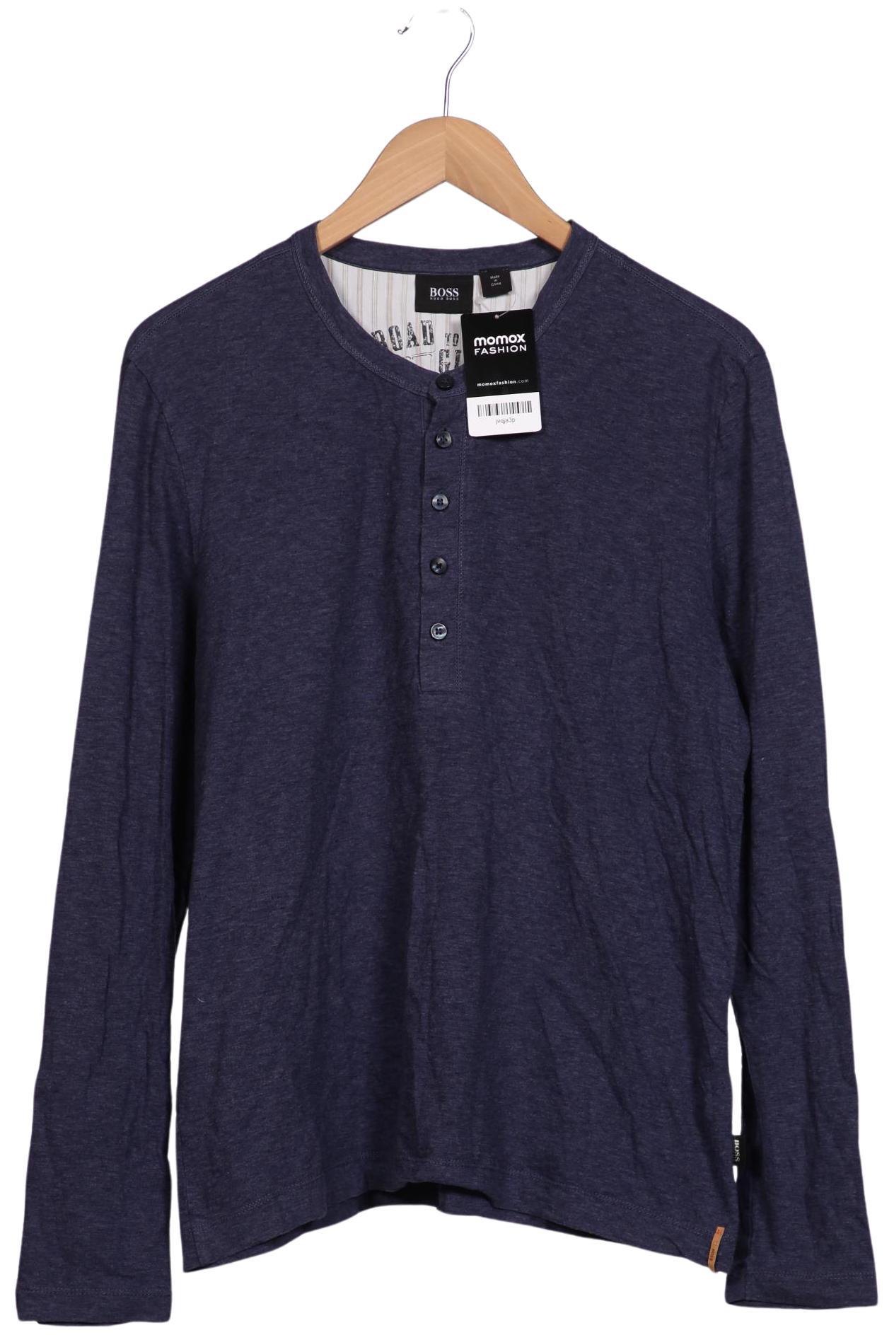 

Boss by Hugo Boss Herren Langarmshirt, marineblau, Gr. 54