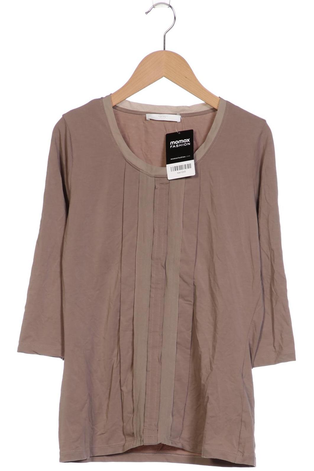 

Boss by Hugo Boss Damen Langarmshirt, beige, Gr. 36