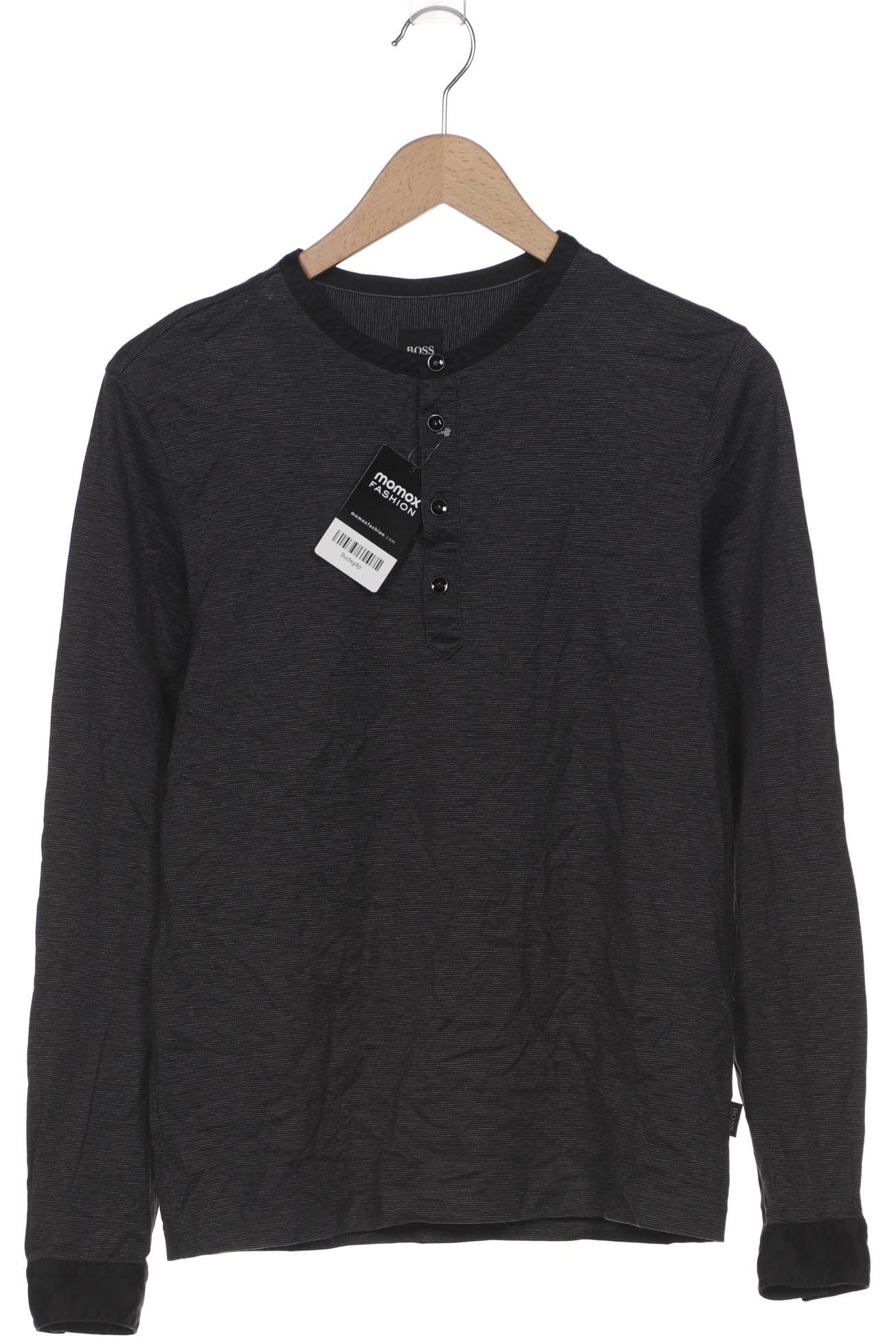 

Boss by Hugo Boss Herren Langarmshirt, schwarz, Gr. 48