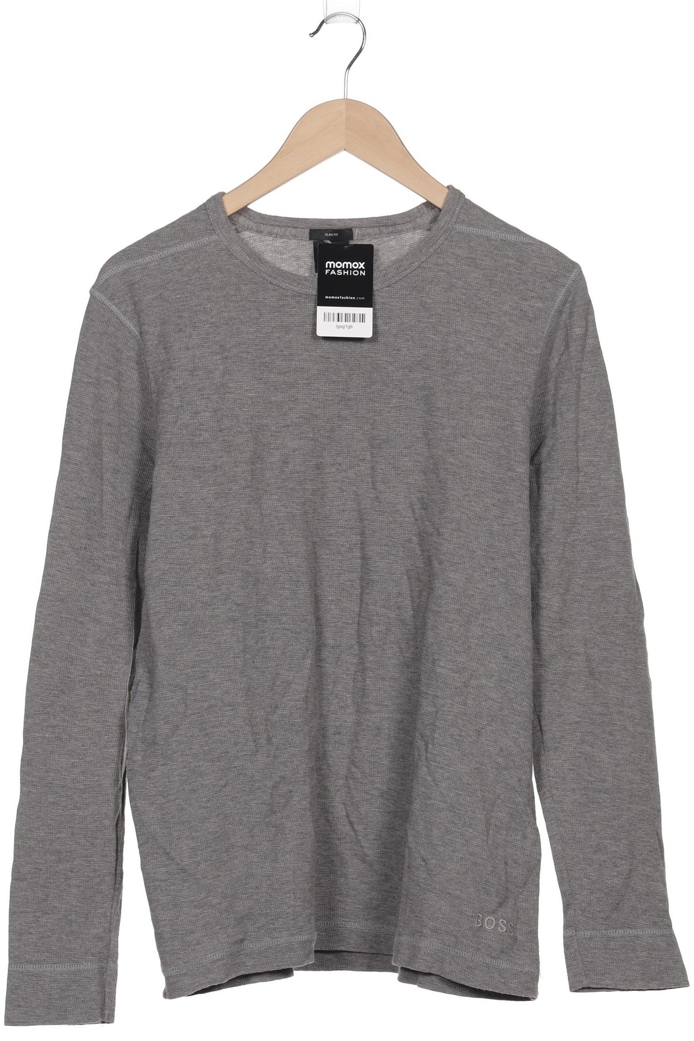 

Boss by Hugo Boss Herren Langarmshirt, grau, Gr. 52
