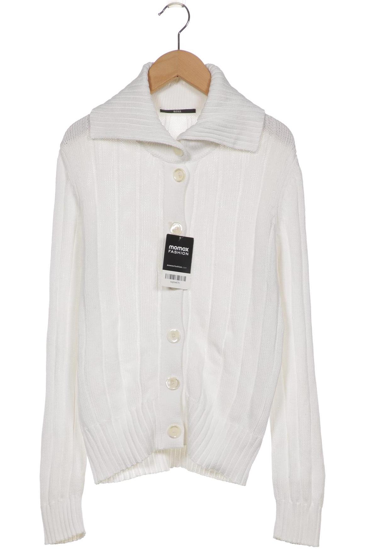 

Boss by Hugo Boss Damen Strickjacke, weiß, Gr. 42