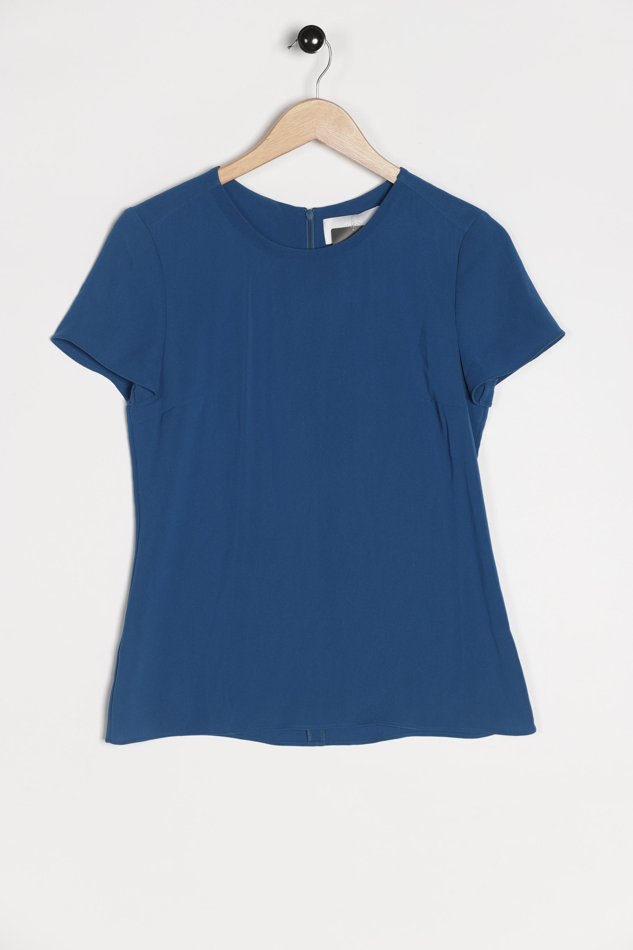 

Boss by Hugo Boss Damen Bluse, blau, Gr. 36