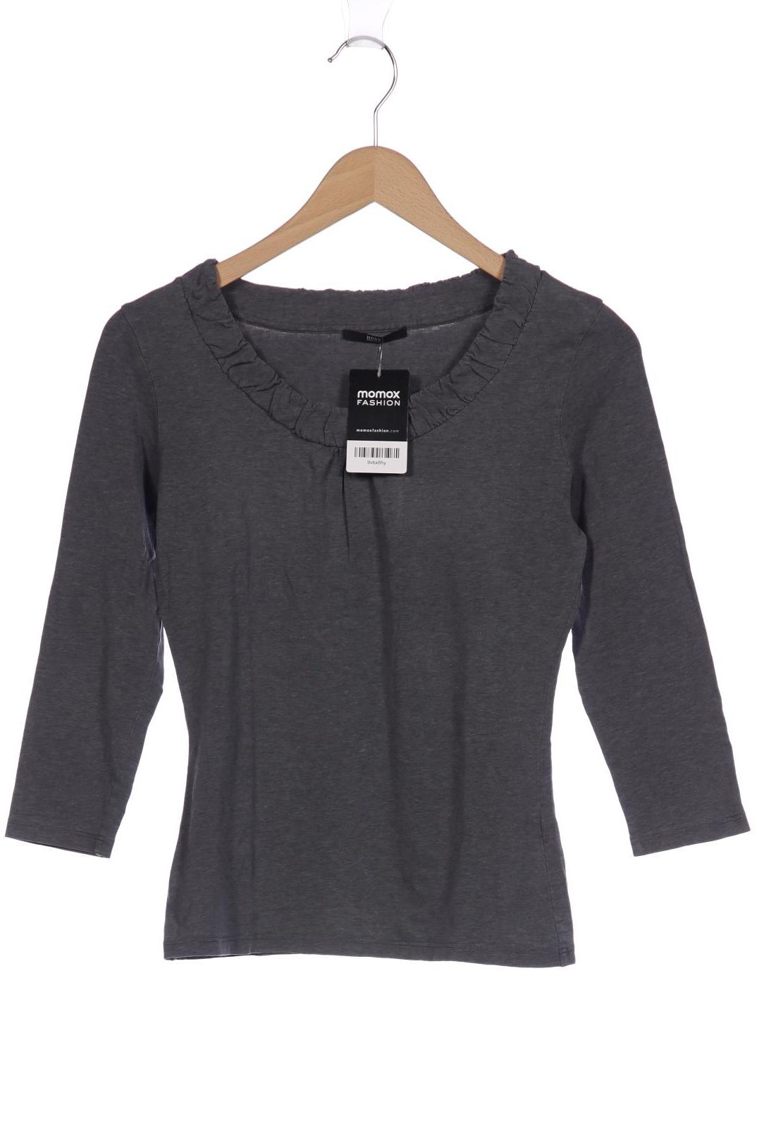 

Boss by Hugo Boss Damen Langarmshirt, grau, Gr. 34