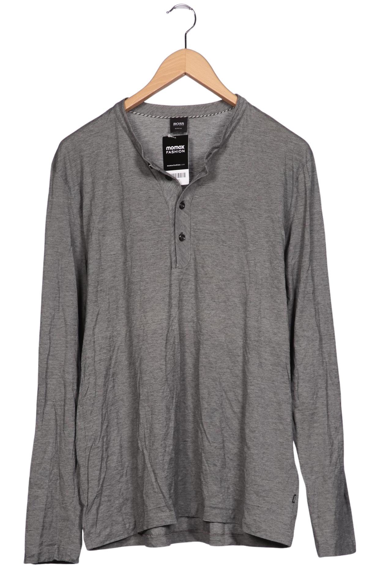 

Boss by Hugo Boss Herren Langarmshirt, grau, Gr. 58