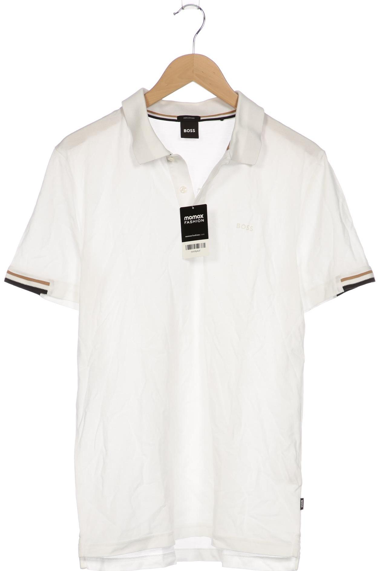 

Boss by Hugo Boss Herren Poloshirt, weiß, Gr. 52