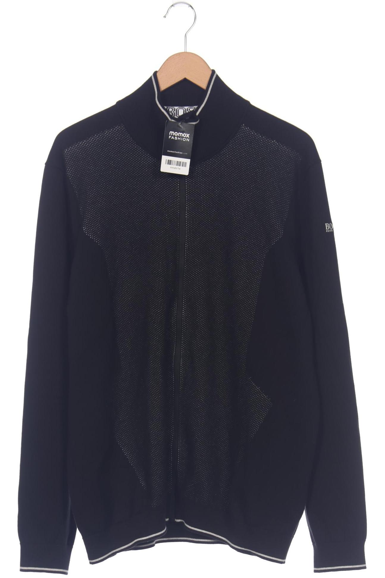 

Boss by Hugo Boss Herren Strickjacke, schwarz, Gr. 56