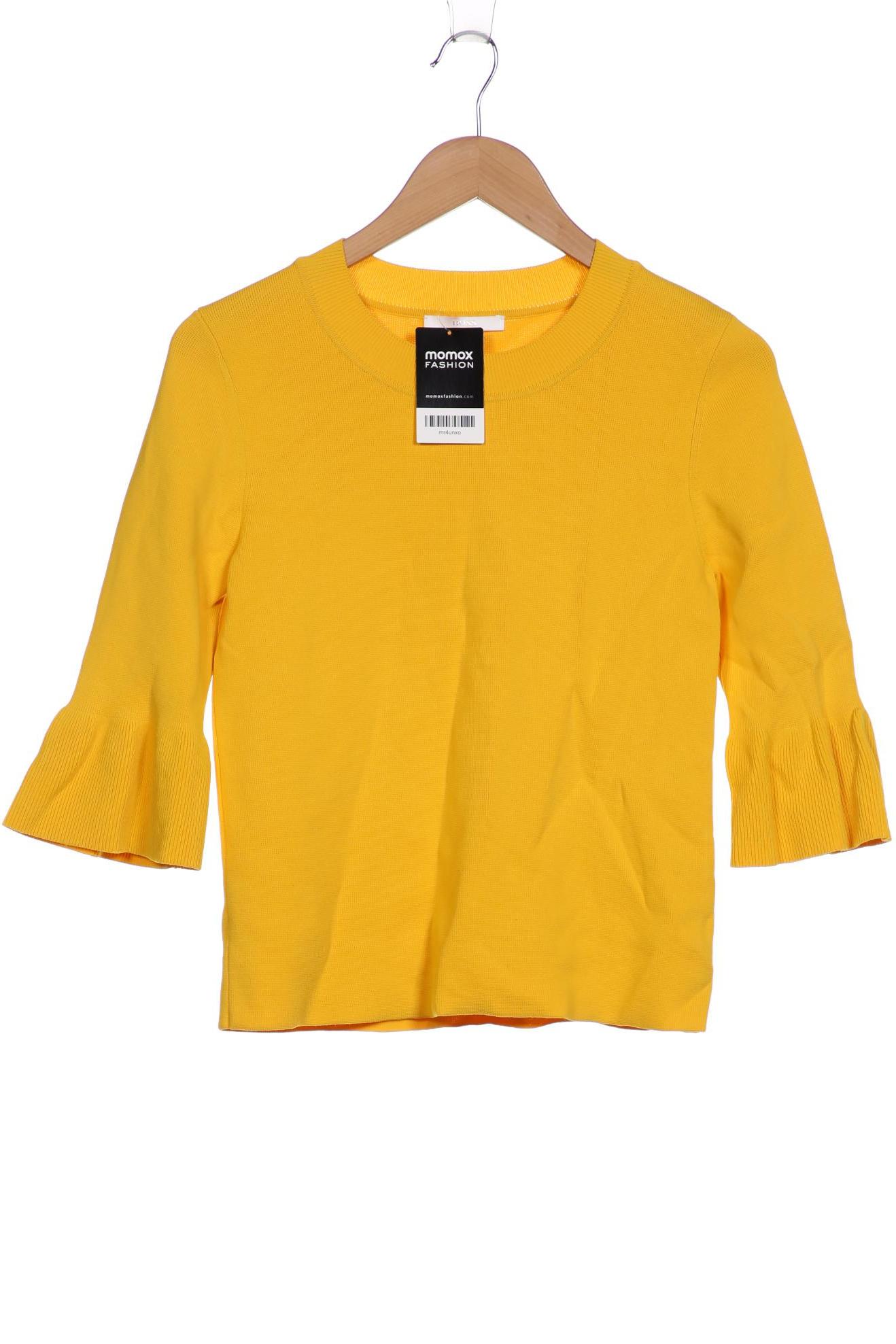 

Boss by Hugo Boss Damen Pullover, gelb, Gr. 36
