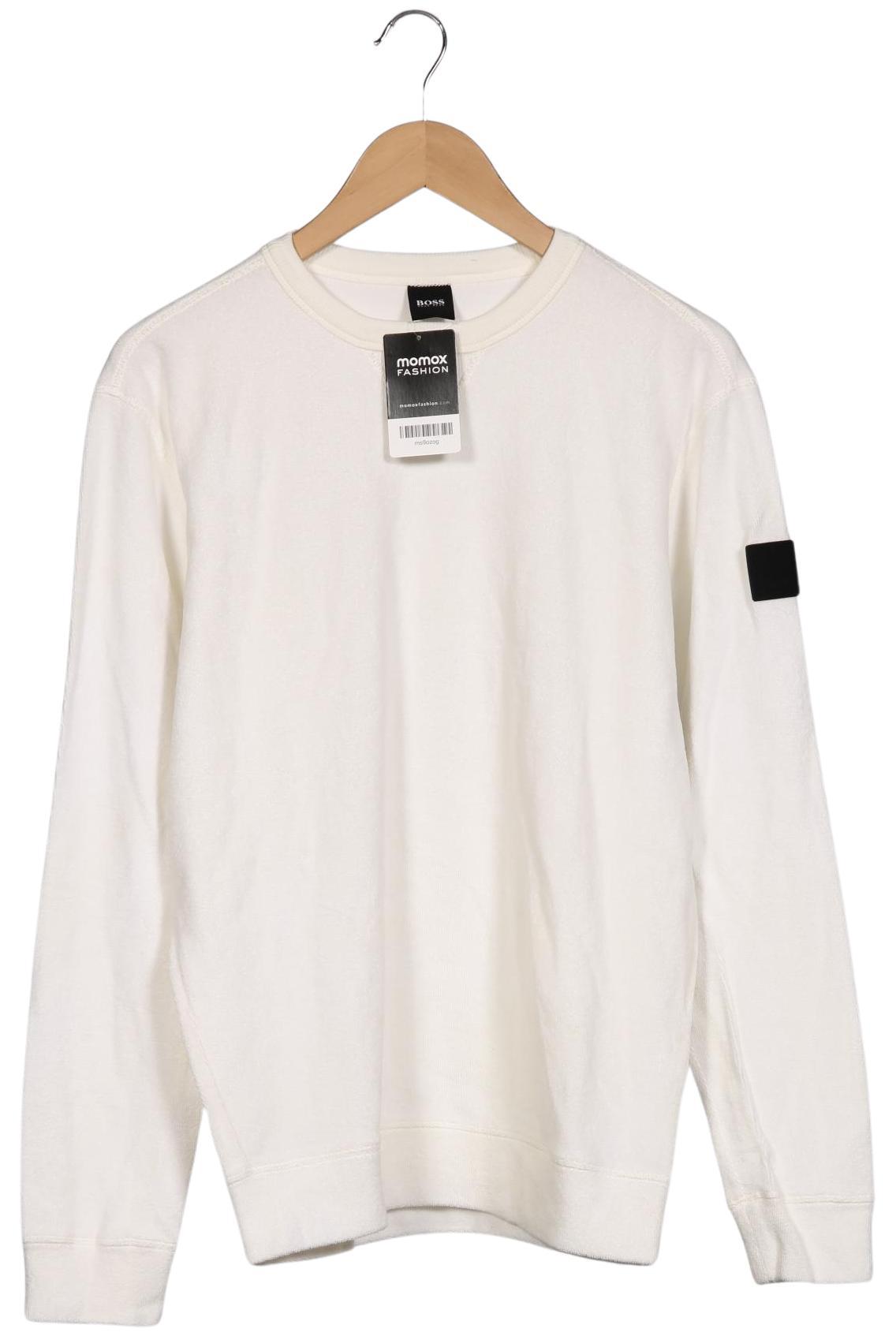 

Boss by Hugo Boss Herren Sweatshirt, weiß, Gr. 46