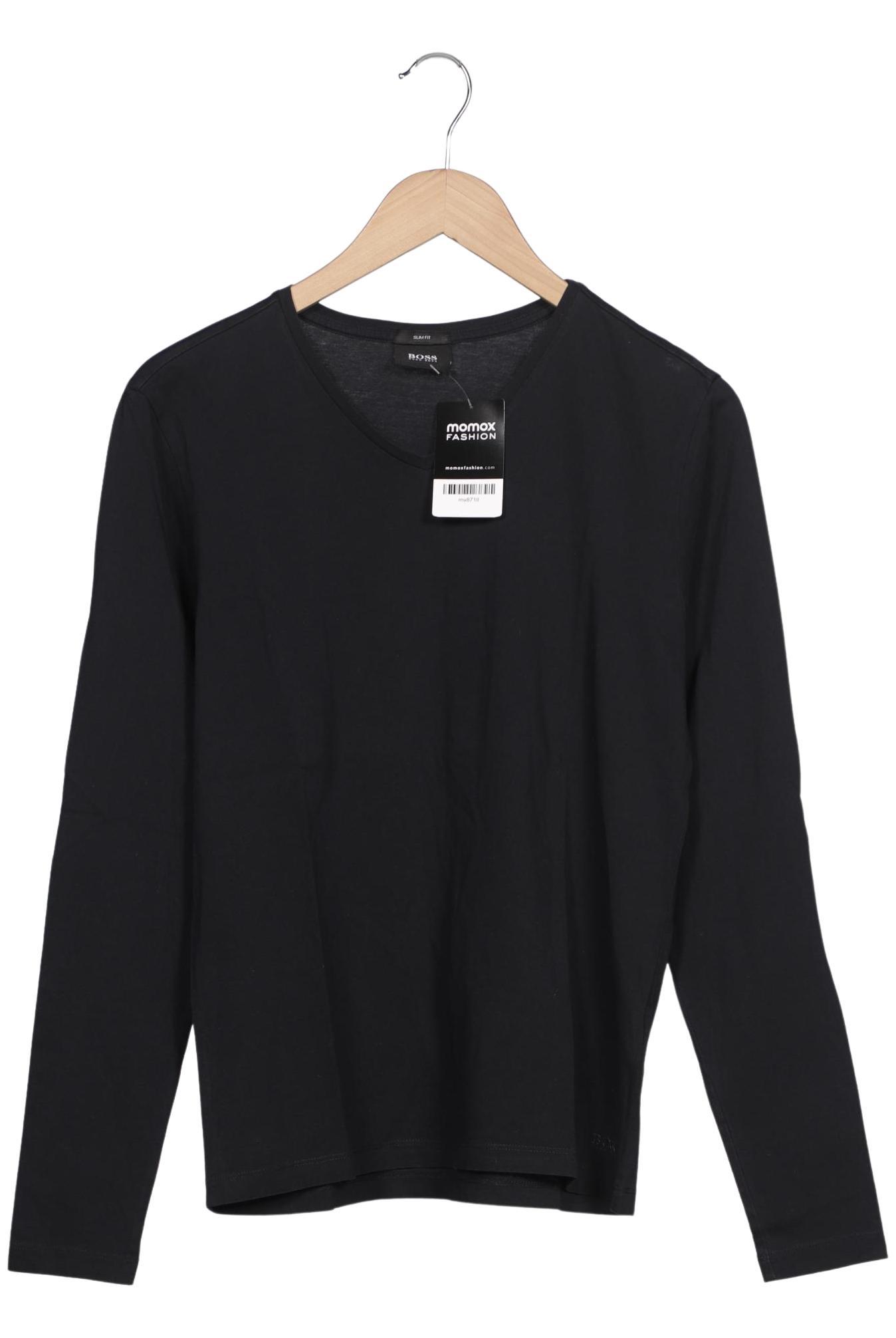 

Boss by Hugo Boss Herren Langarmshirt, schwarz, Gr. 46