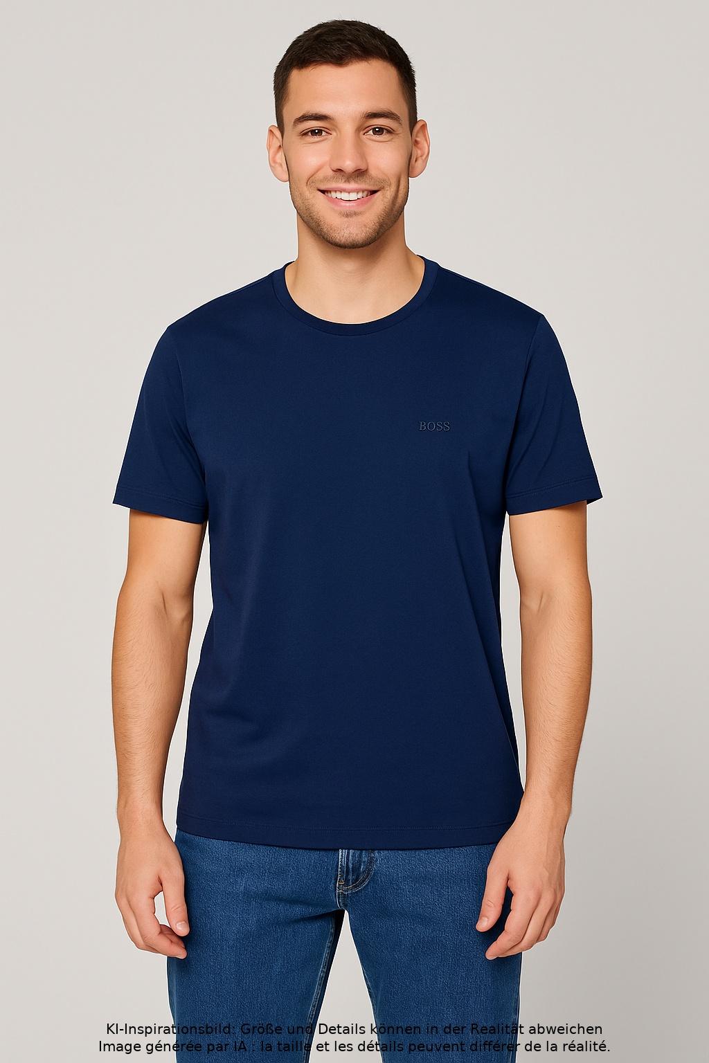 

Boss by Hugo Boss Herren T-Shirt, marineblau, Gr. 54