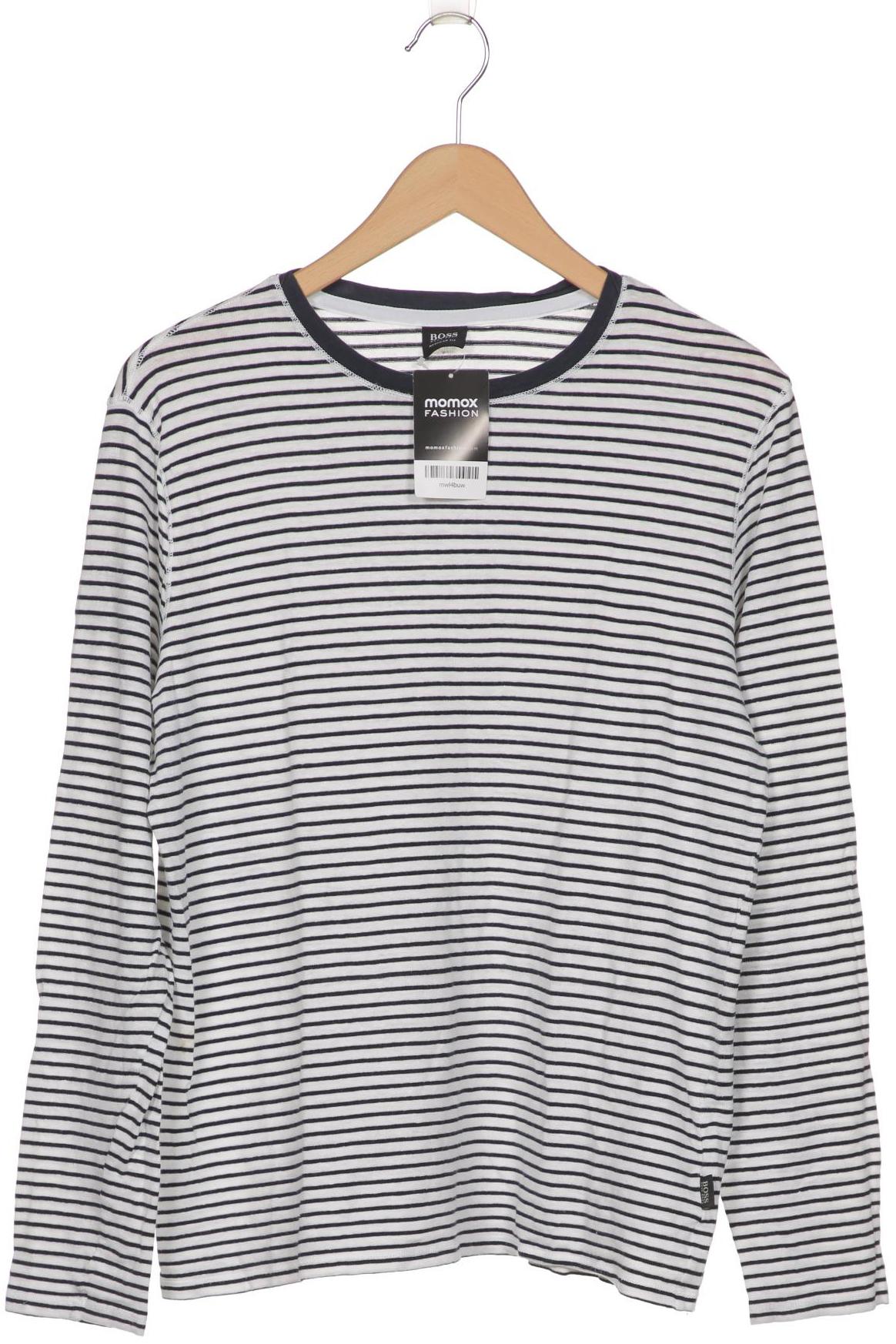 

Boss by Hugo Boss Herren Langarmshirt, weiß, Gr. 52