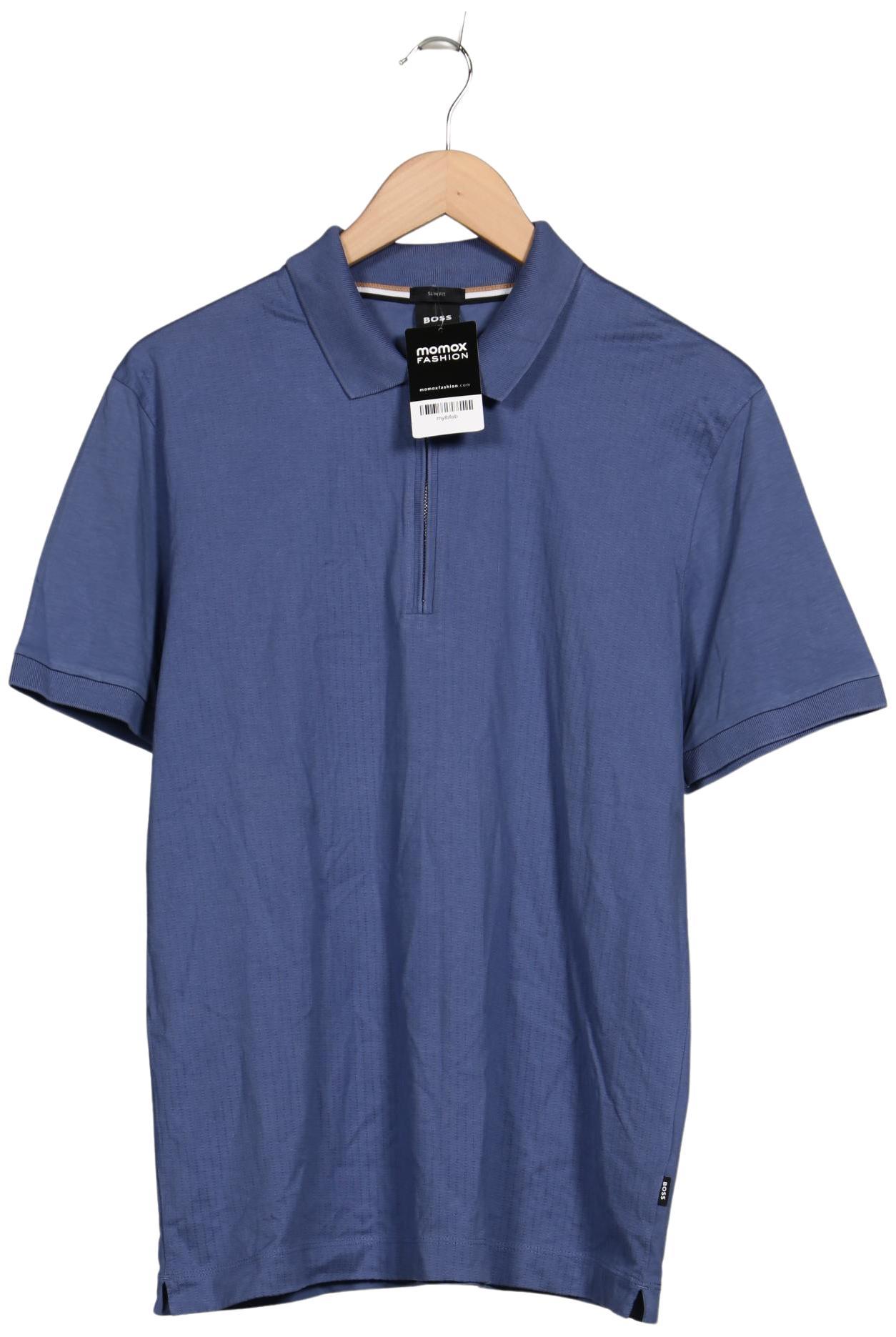 

Boss by Hugo Boss Herren Poloshirt, blau, Gr. 52