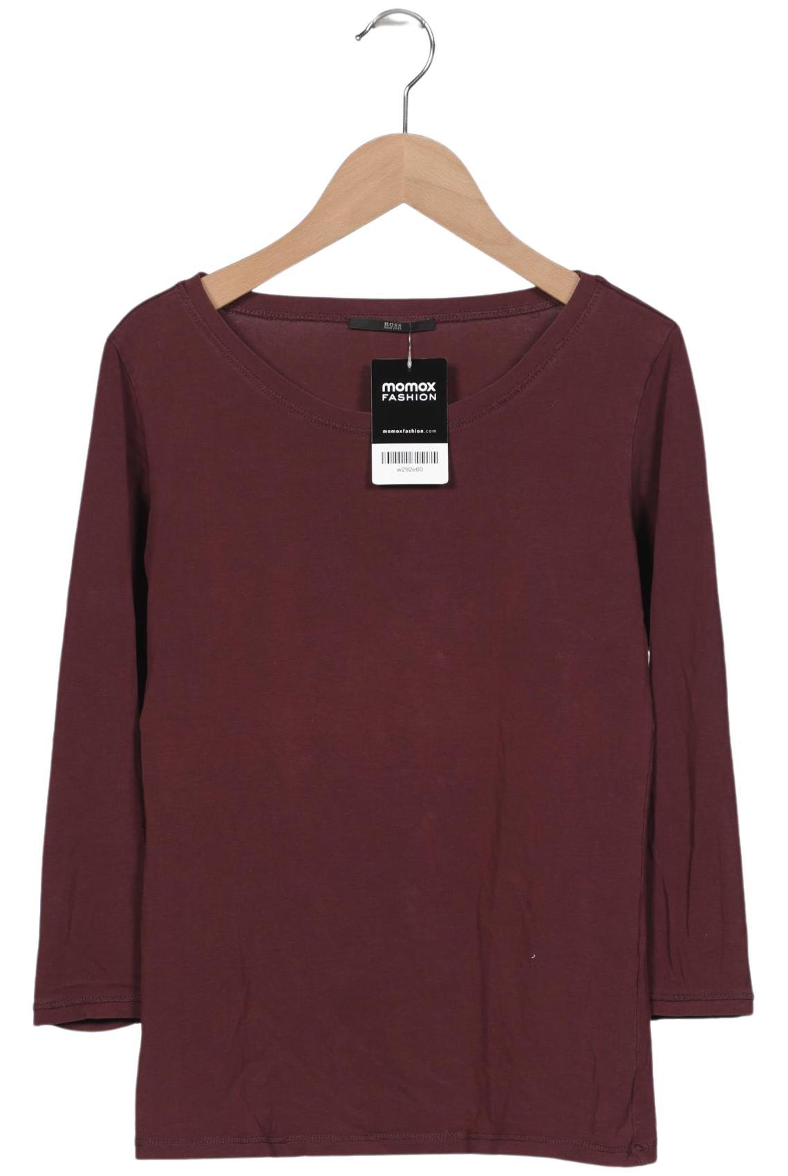 

Boss by Hugo Boss Damen Langarmshirt, bordeaux, Gr. 36