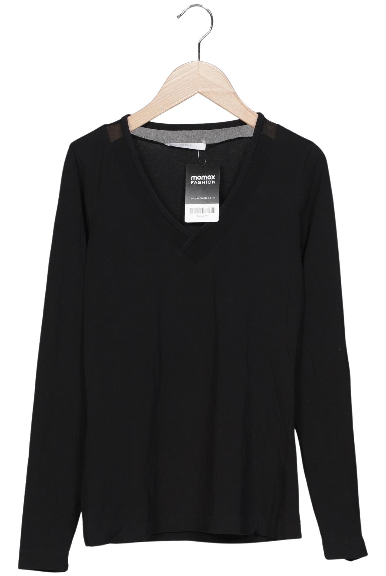 

Boss by Hugo Boss Damen Langarmshirt, schwarz, Gr. 38