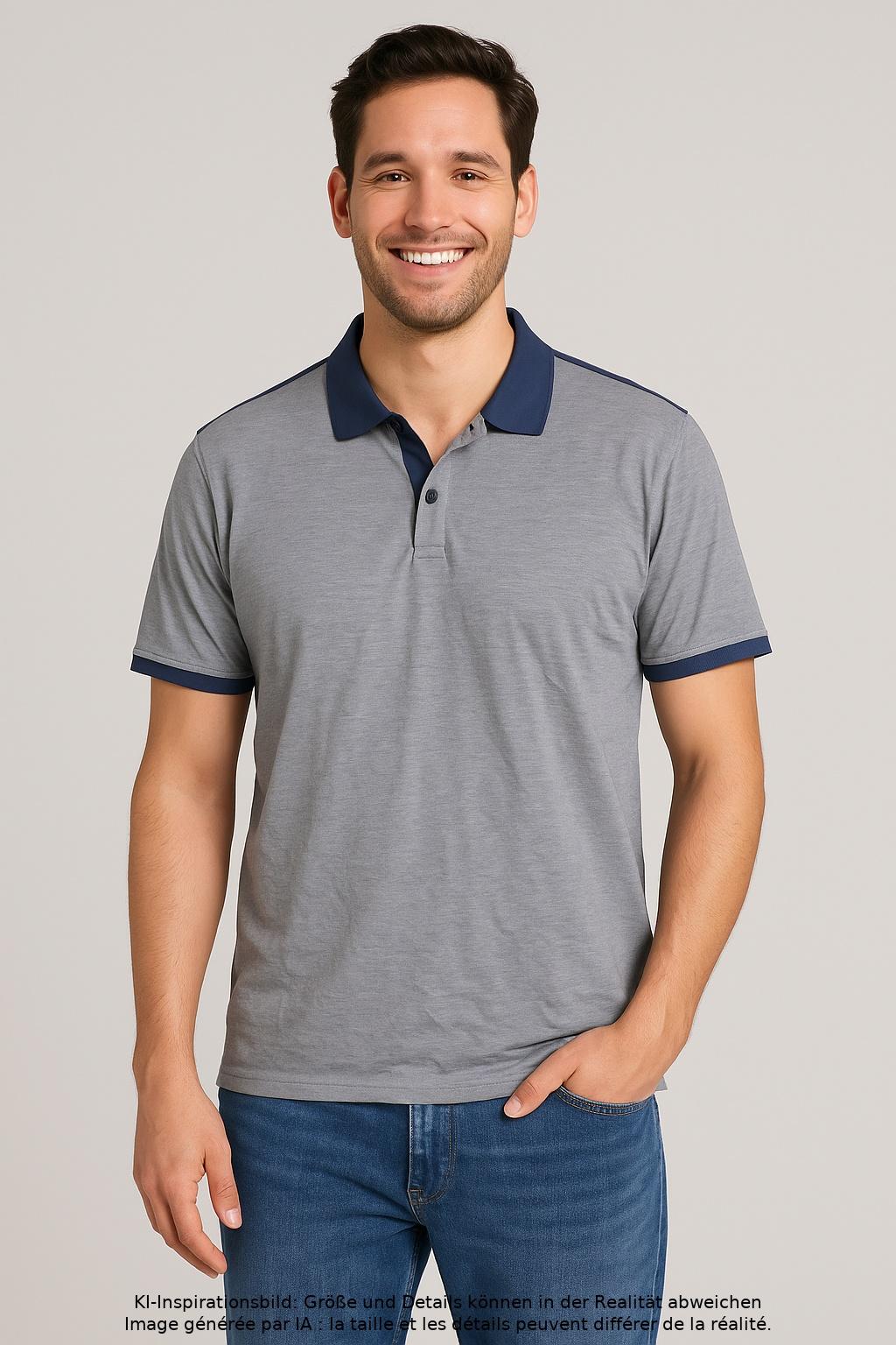 

Boss by Hugo Boss Herren Poloshirt, marineblau, Gr. 54