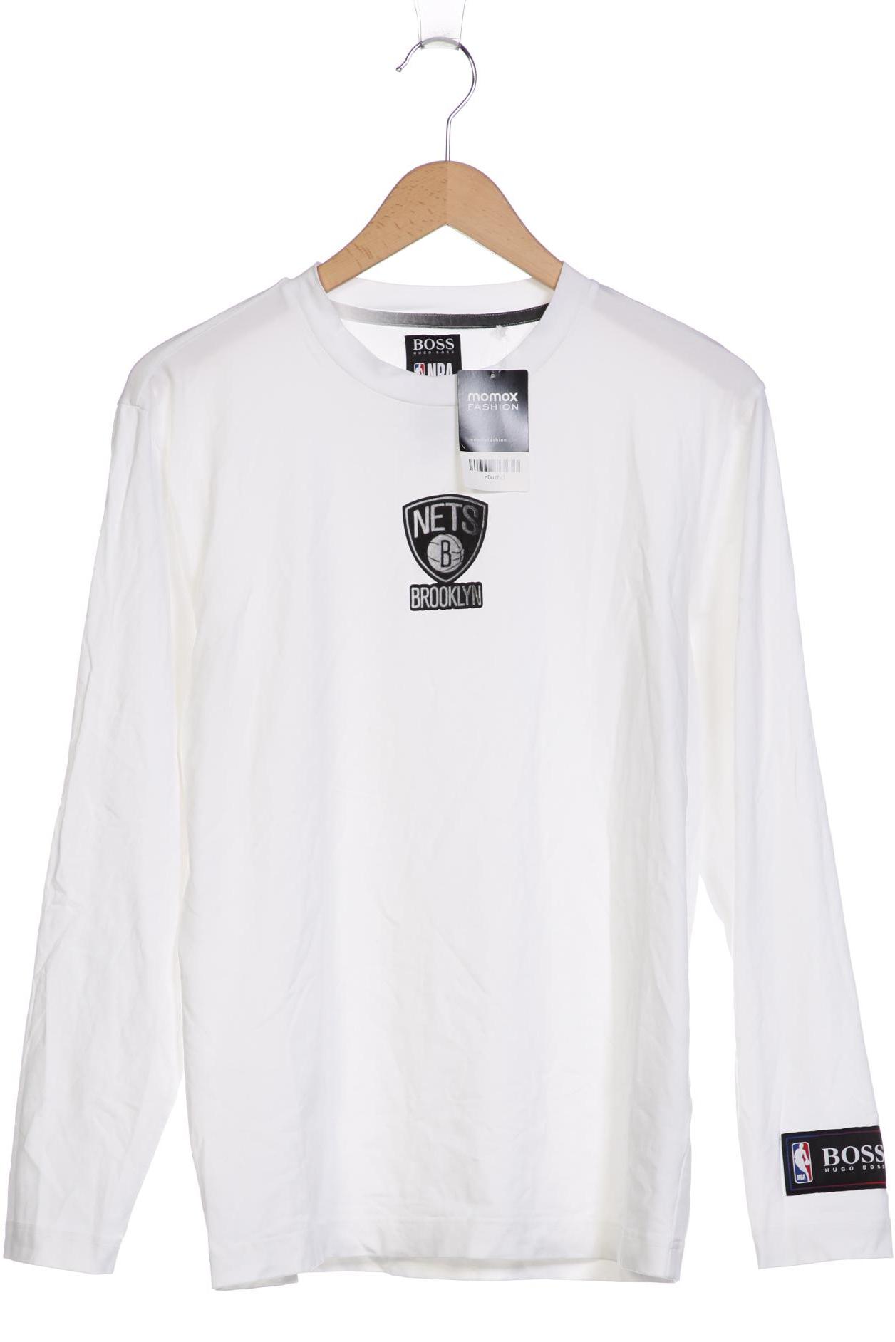 

Boss by Hugo Boss Herren Langarmshirt, weiß, Gr. 48