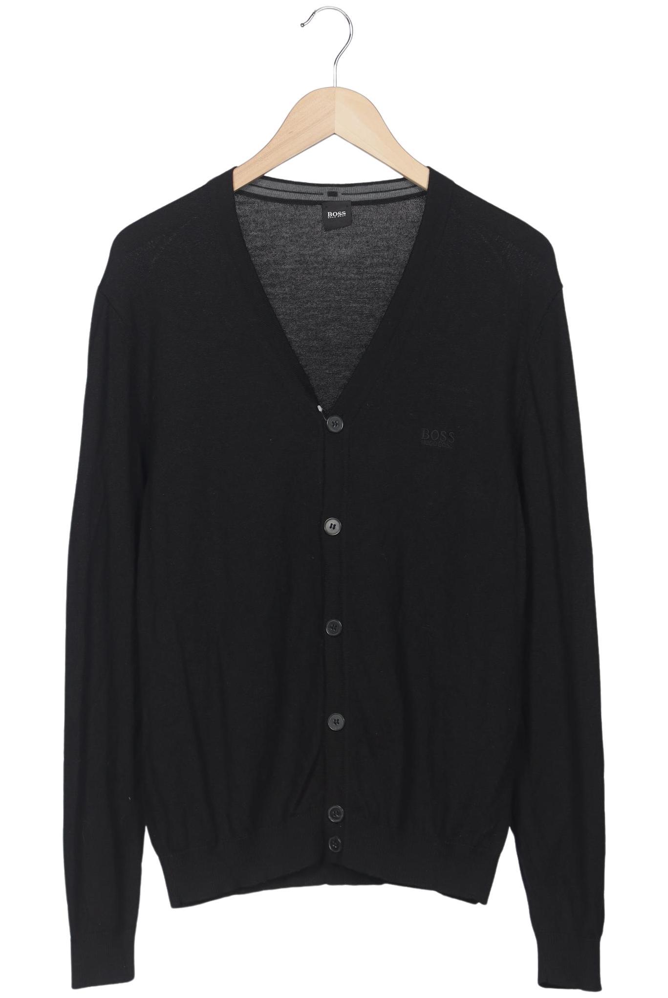 

Boss by Hugo Boss Herren Strickjacke, schwarz, Gr. 54