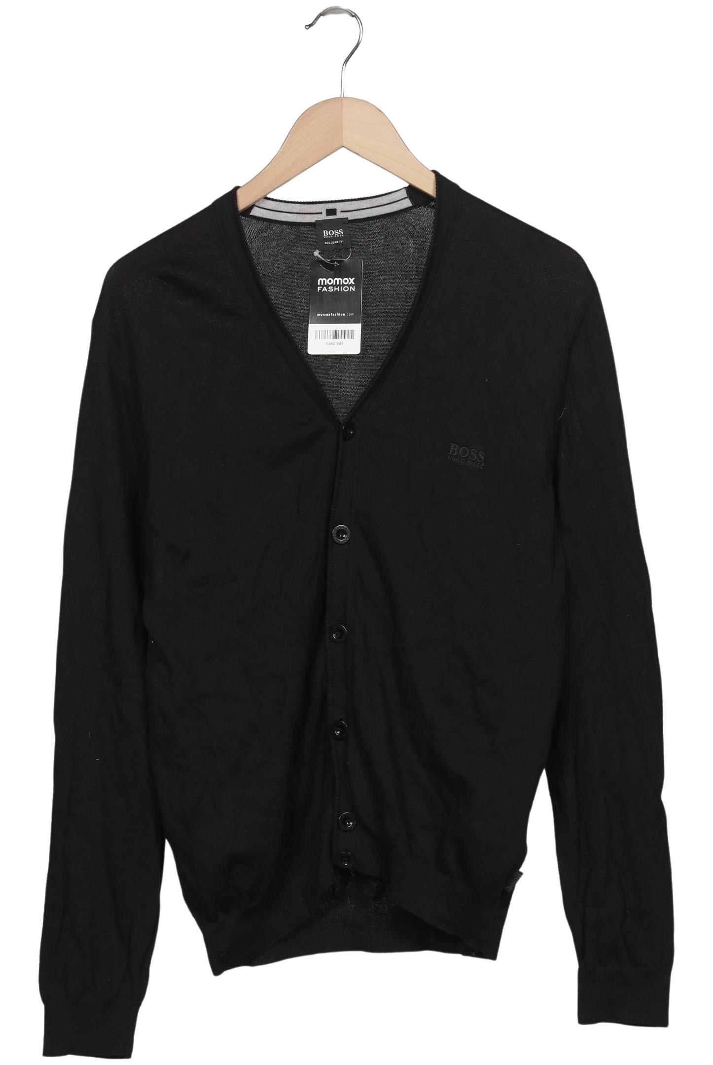 

Boss by Hugo Boss Herren Strickjacke, schwarz, Gr. 48