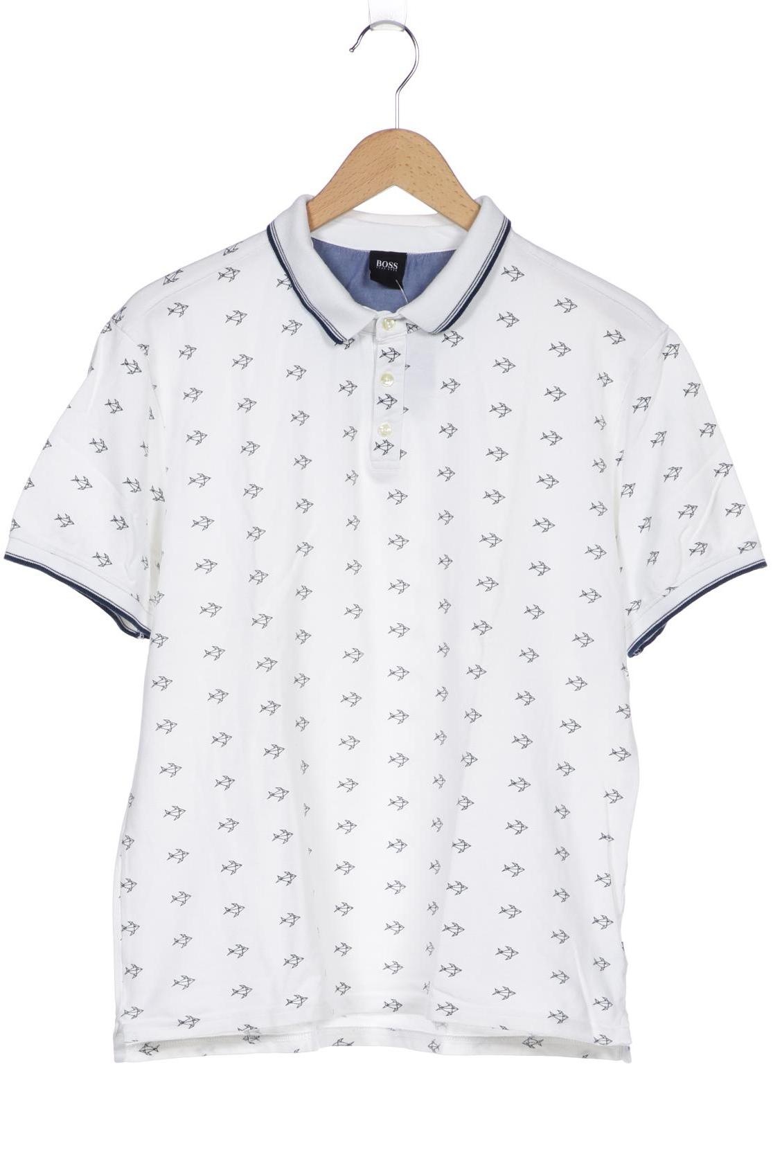 

Boss by Hugo Boss Herren Poloshirt, weiß, Gr. 52