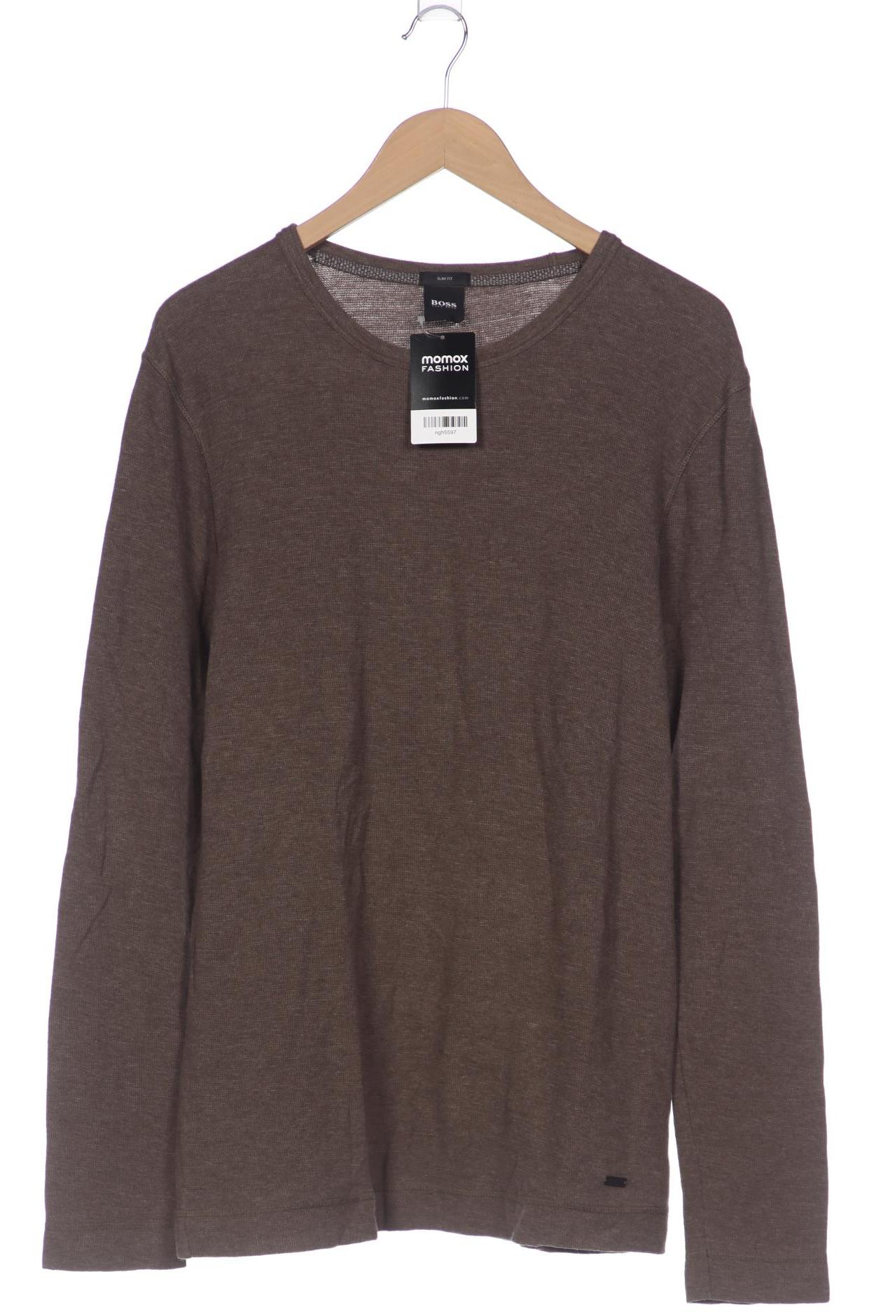 

Boss by Hugo Boss Herren Langarmshirt, braun, Gr. 54