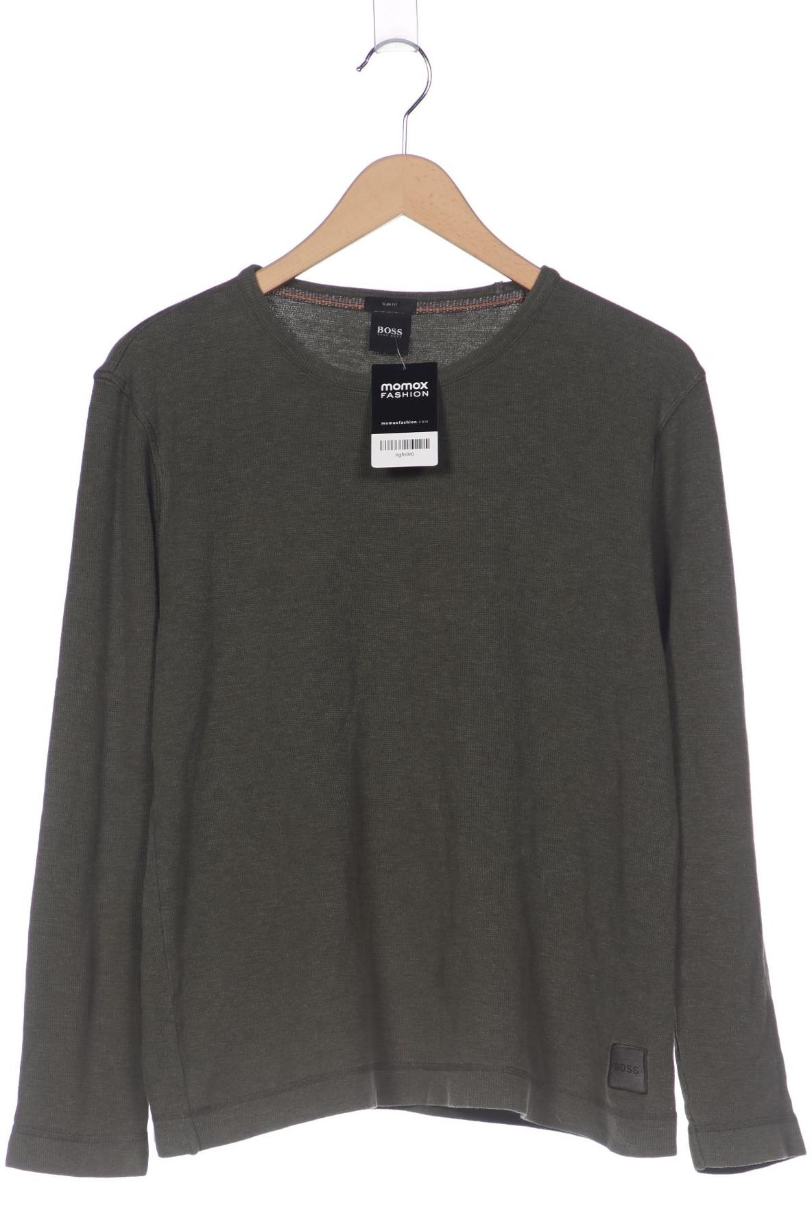 

Boss by Hugo Boss Herren Langarmshirt, grün, Gr. 52