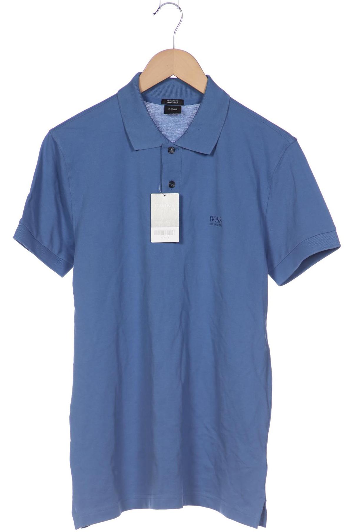 

Boss by Hugo Boss Herren Poloshirt, blau, Gr. 48