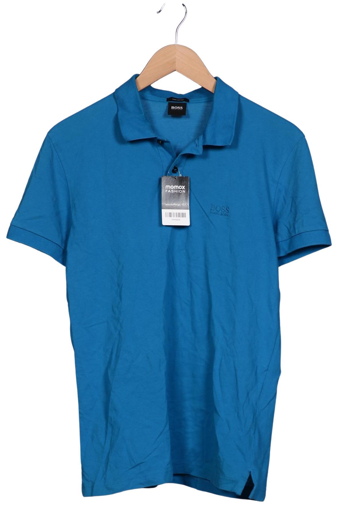 

Boss by Hugo Boss Herren Poloshirt, blau, Gr. 48