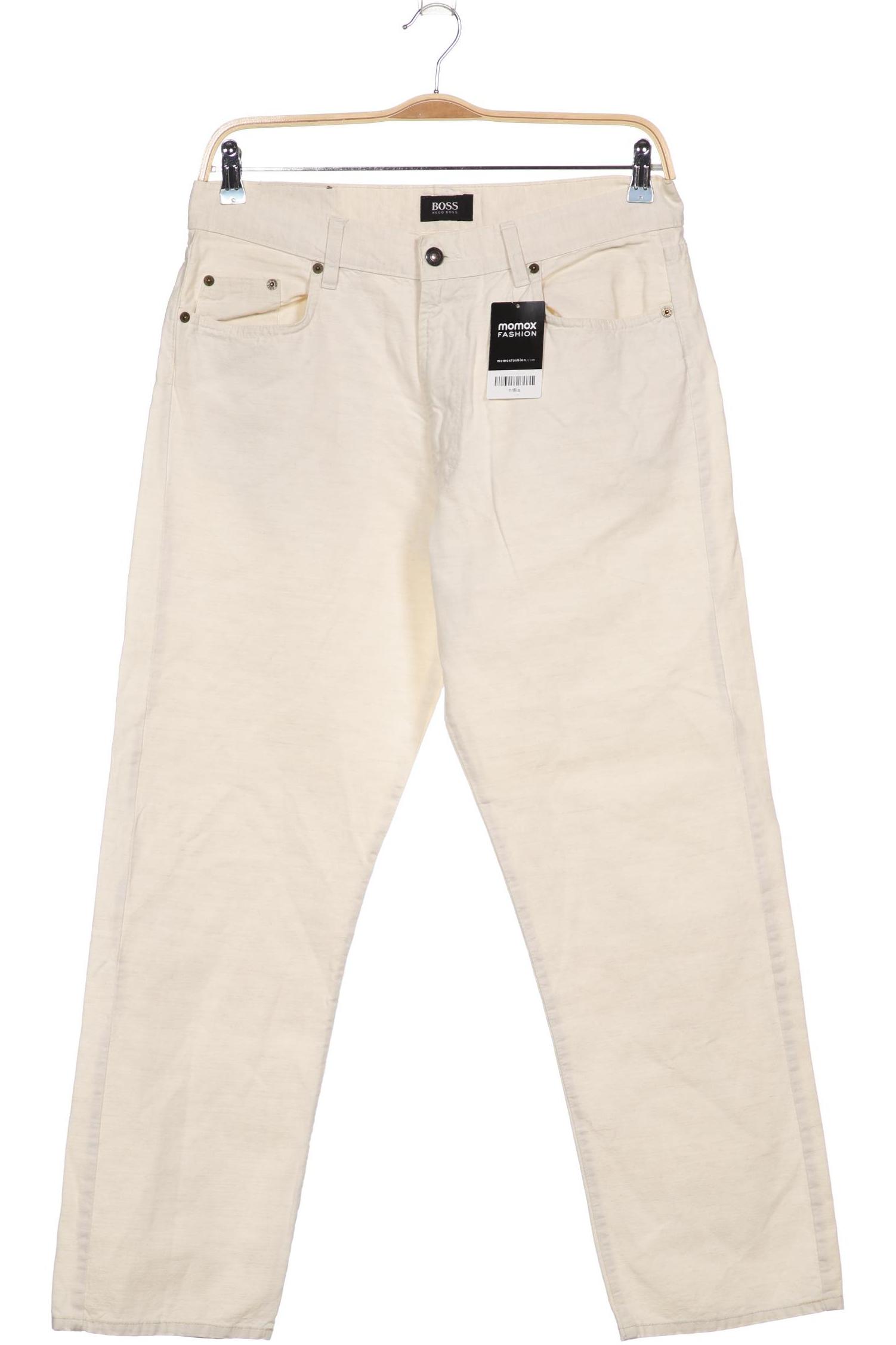 

BOSS by Hugo Boss Herren Stoffhose, cremeweiß