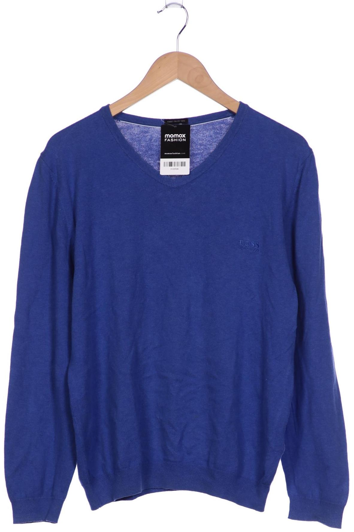 

Boss by Hugo Boss Herren Pullover, blau, Gr. 48