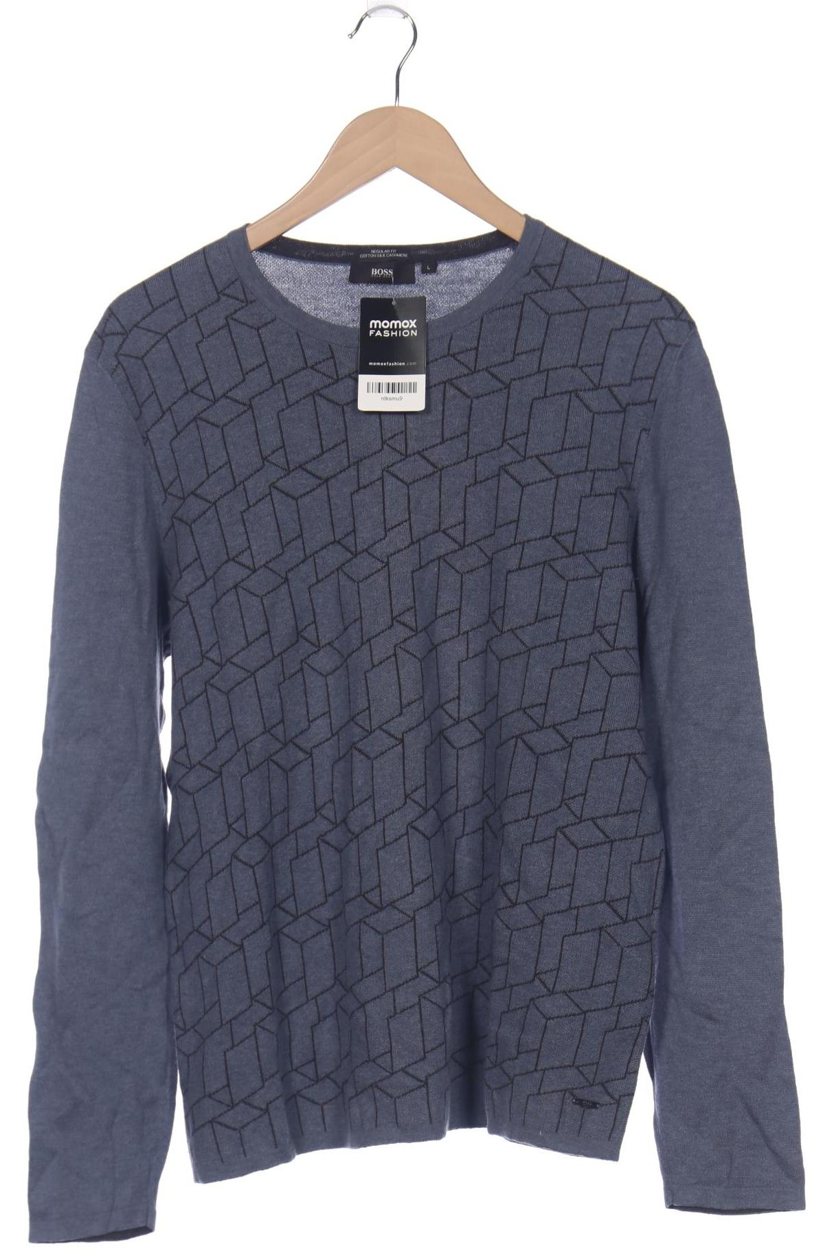 

Boss by Hugo Boss Herren Pullover, blau, Gr. 52
