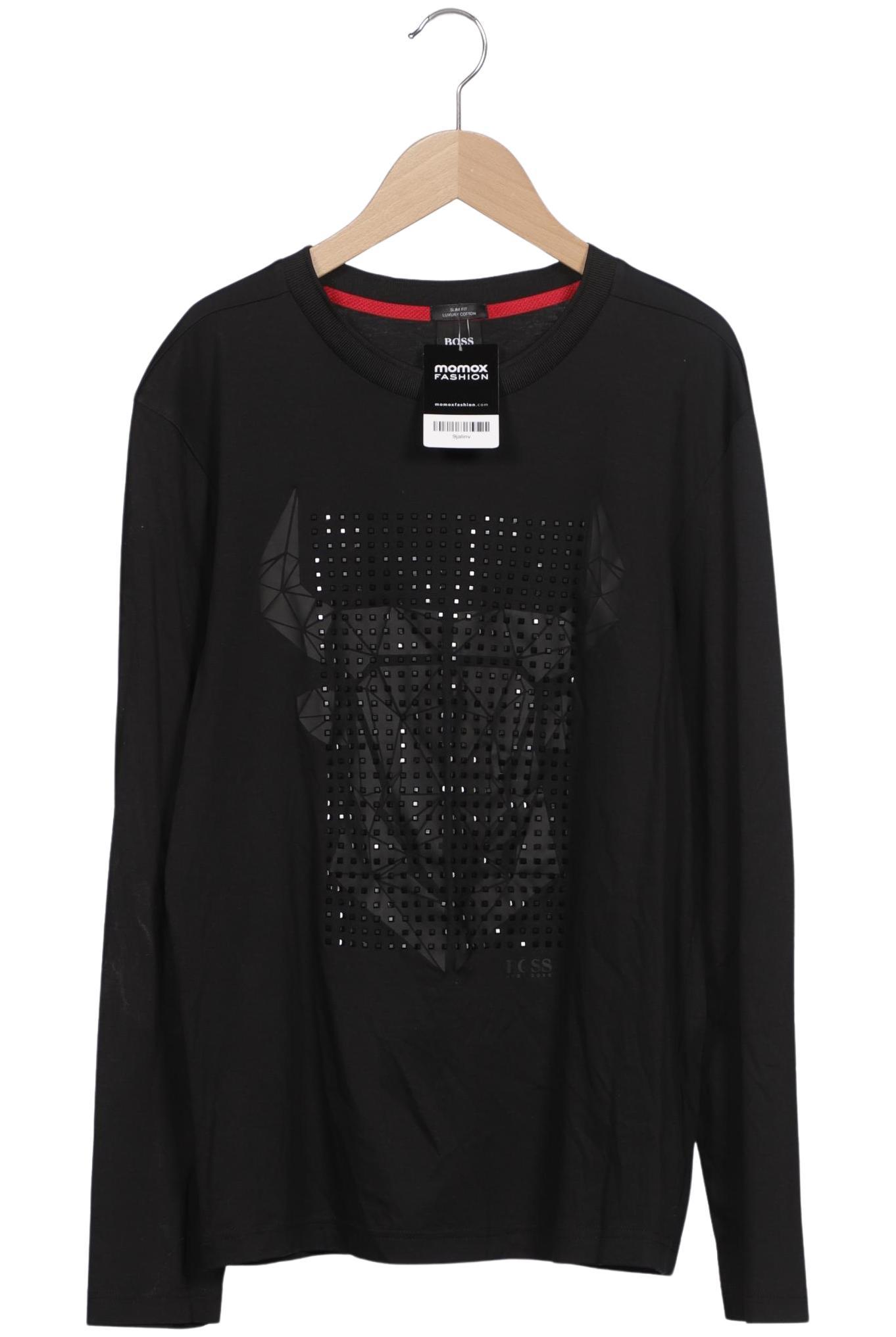 

Boss by Hugo Boss Herren Langarmshirt, schwarz, Gr. 48