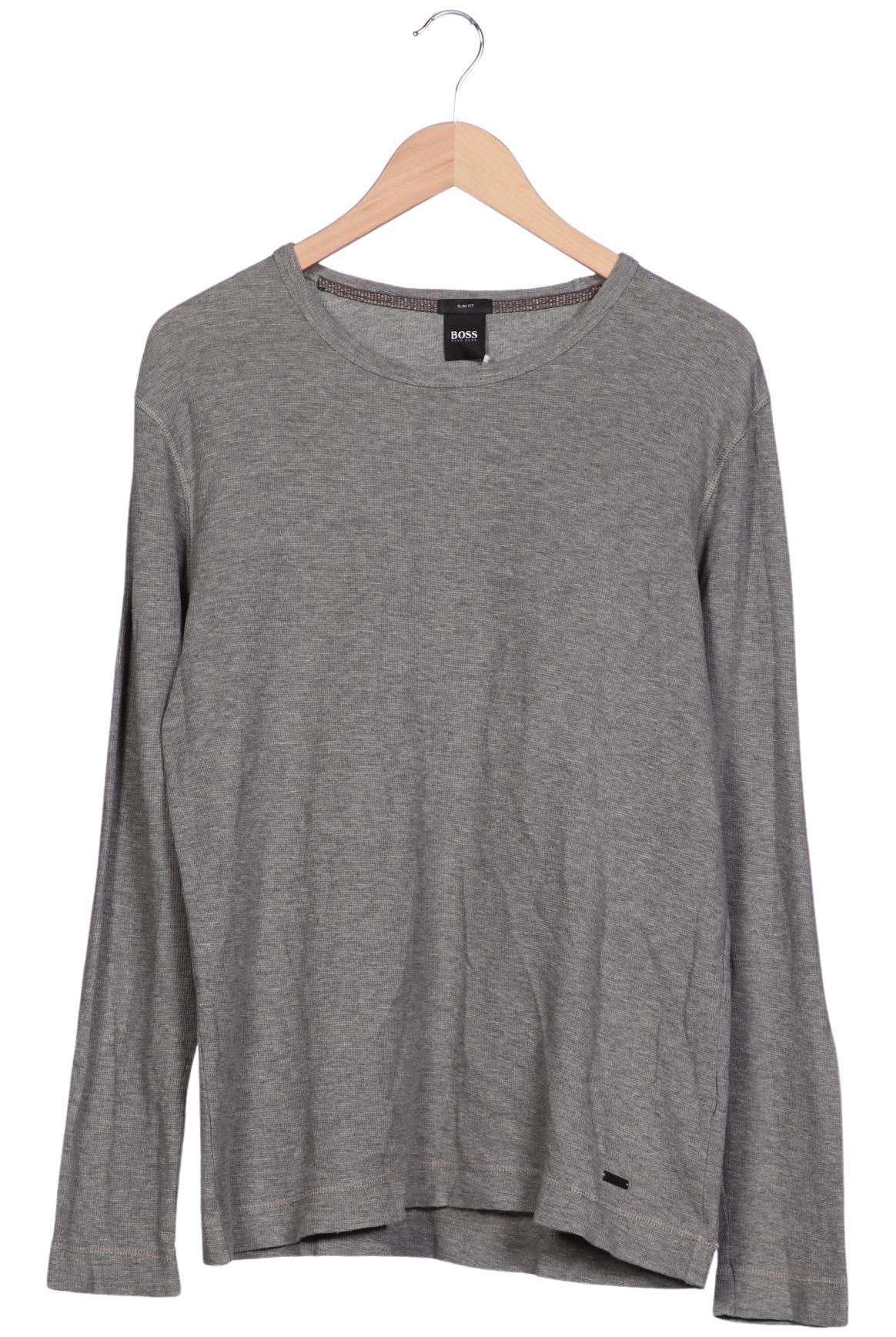 

Boss by Hugo Boss Herren Langarmshirt, grau, Gr. 54