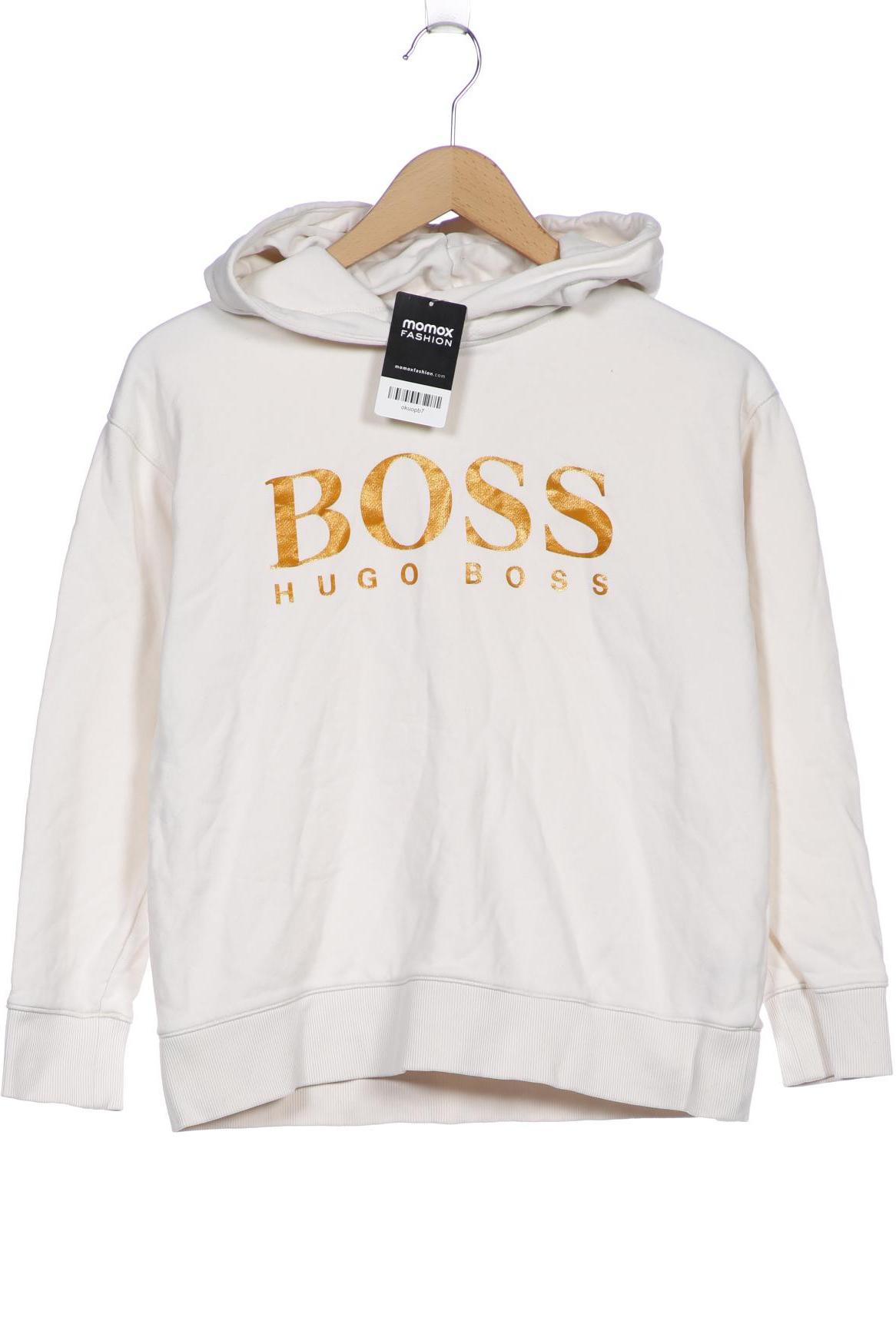 

BOSS by Hugo Boss Damen Kapuzenpullover, cremeweiß